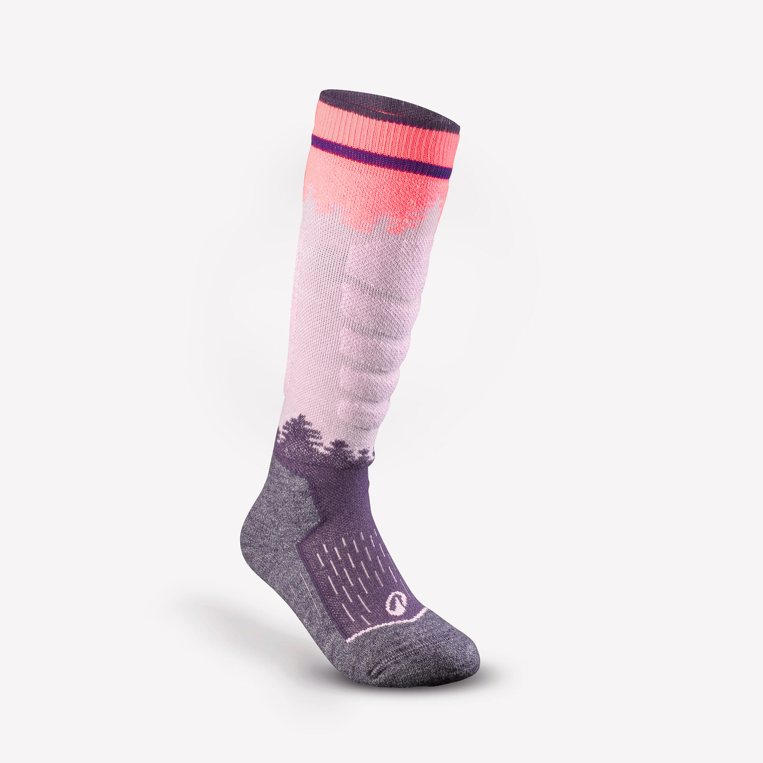 Chaussettes de ski chaudes et confortables enfant, 500 - WEDZE