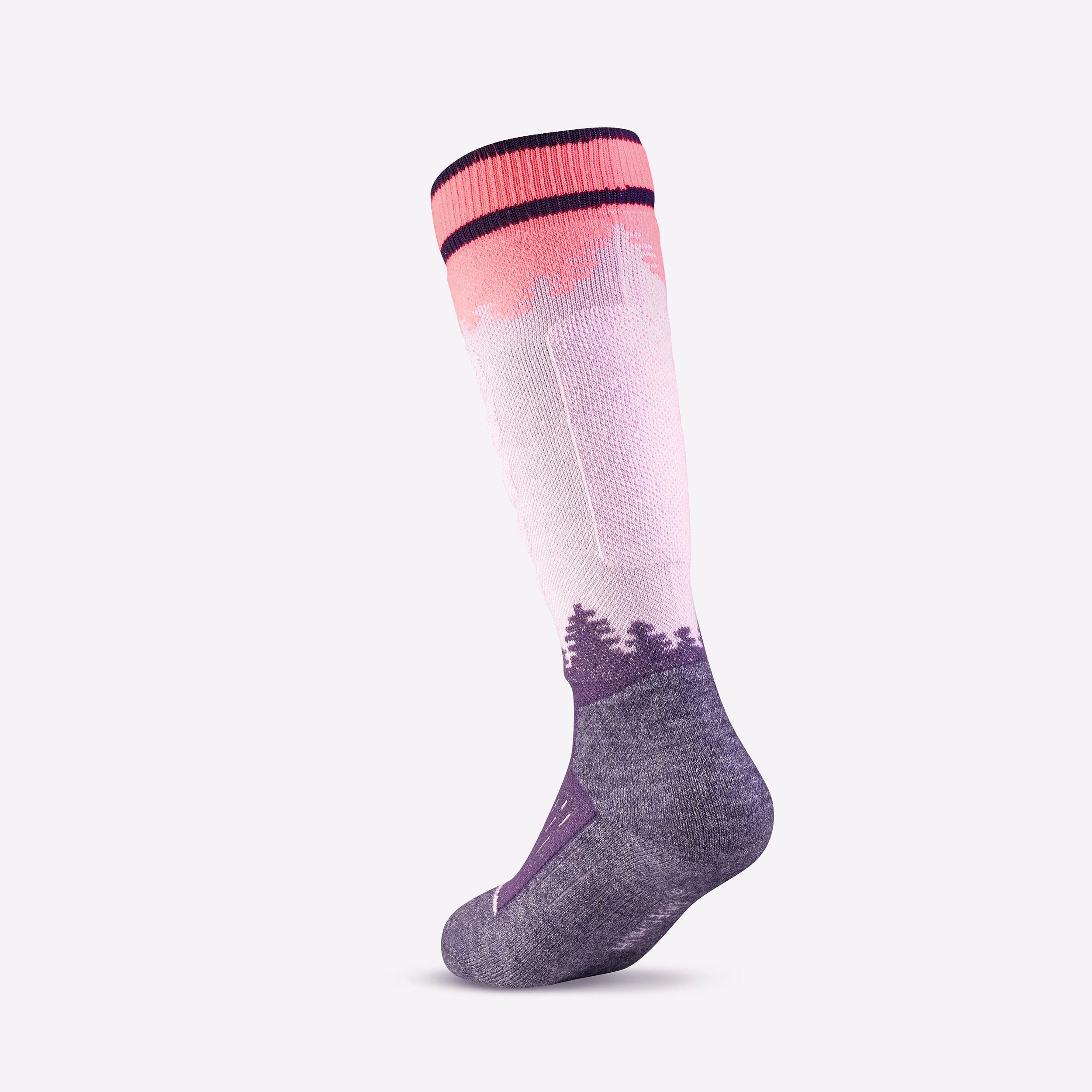 Chaussettes de ski chaudes et confortables enfant, 500 - WEDZE