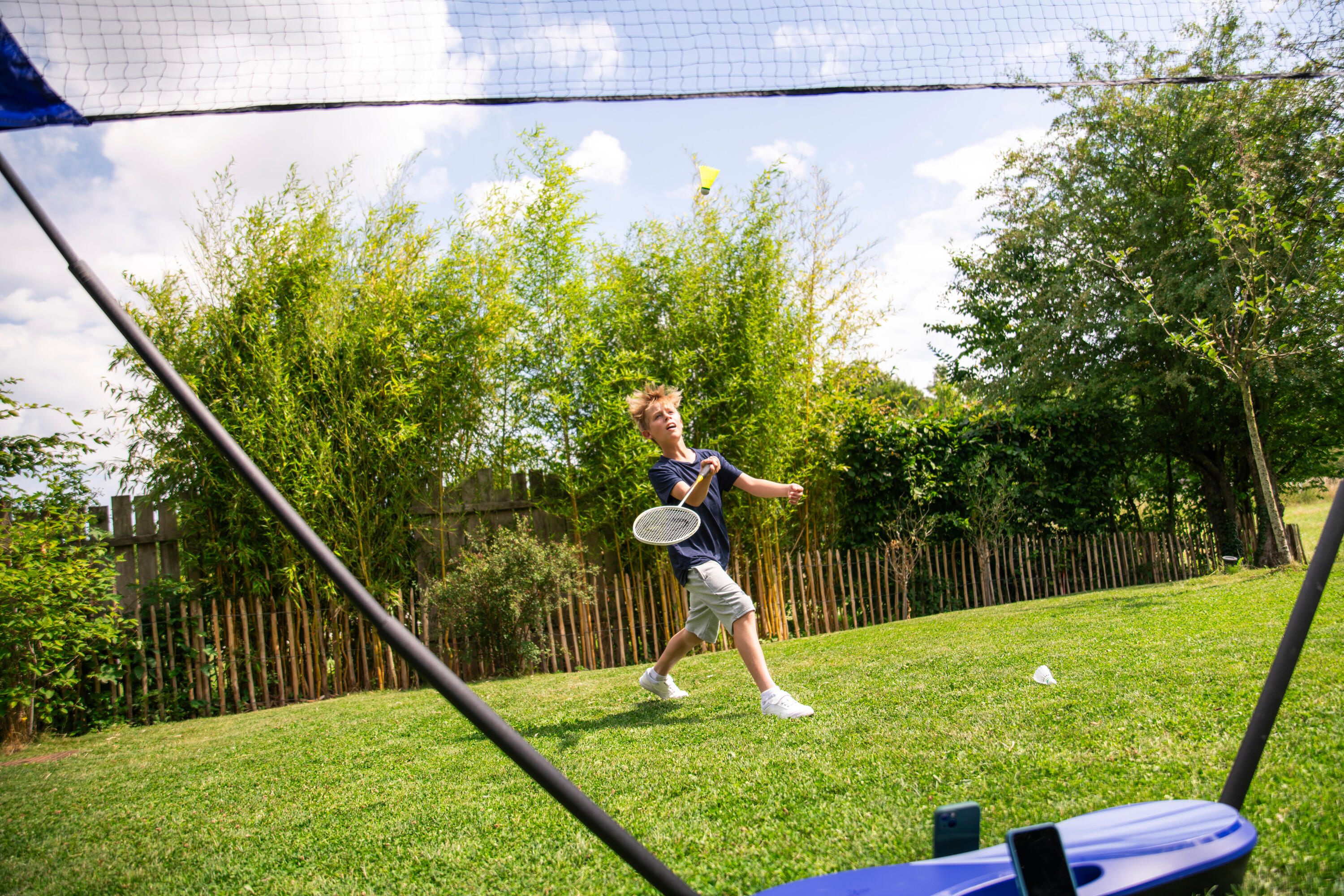 Second Hand - Kit rete badminton FUN 3 M blu 16/22