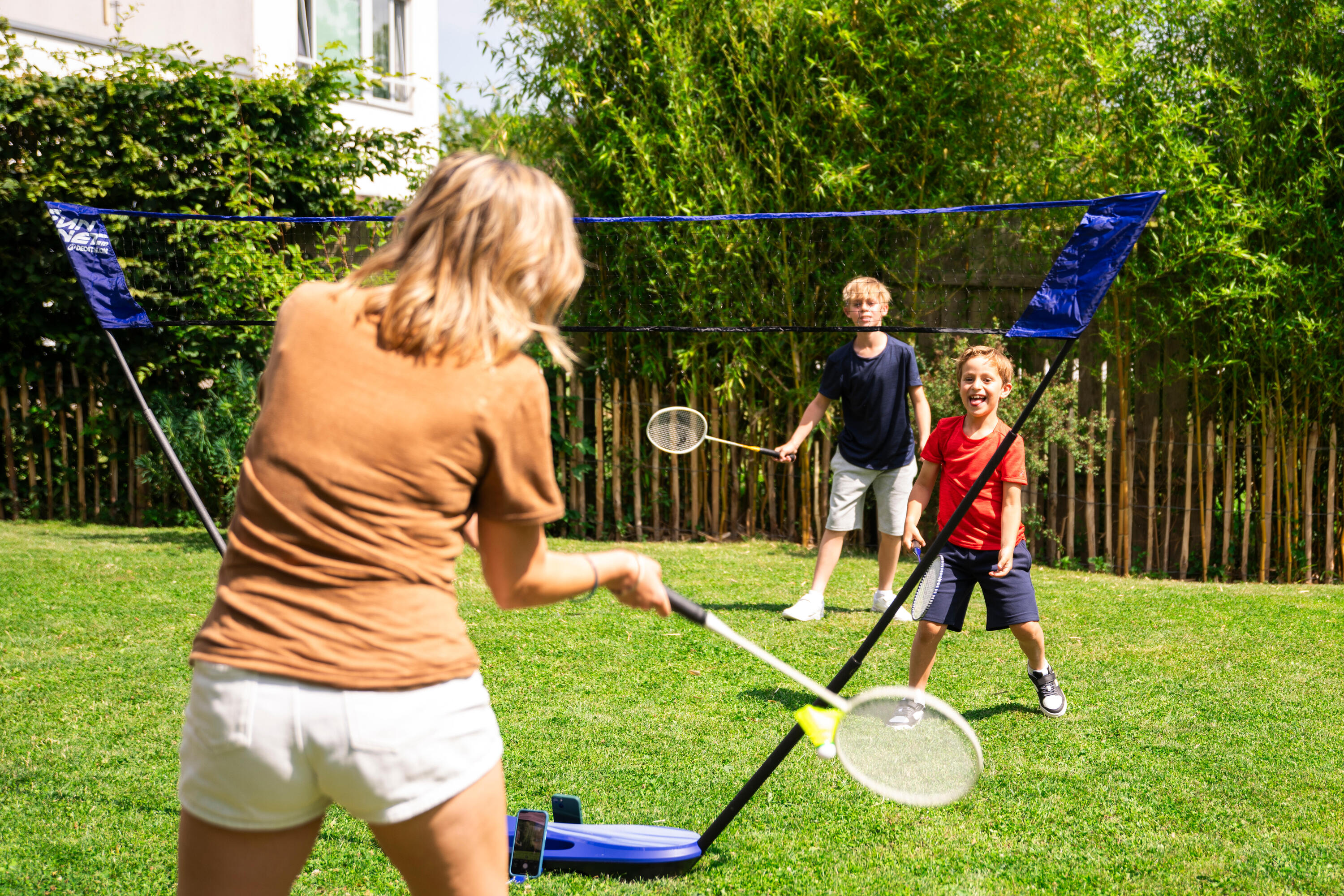 Second Hand - Kit rete badminton FUN 3 M blu 14/22