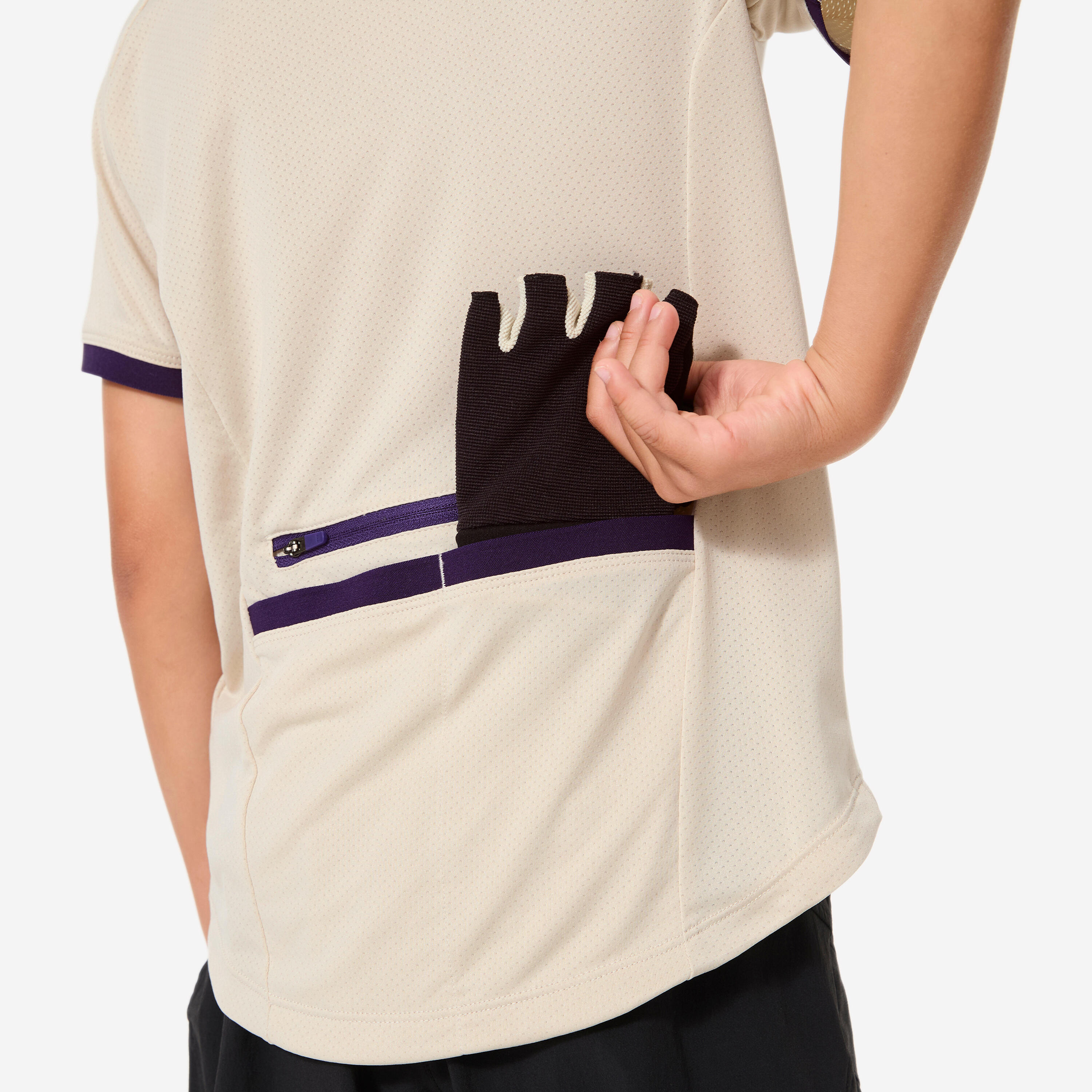 Kids' Short-Sleeved Cycling Jersey – EXPL 500 Age 7-11 - BTWIN