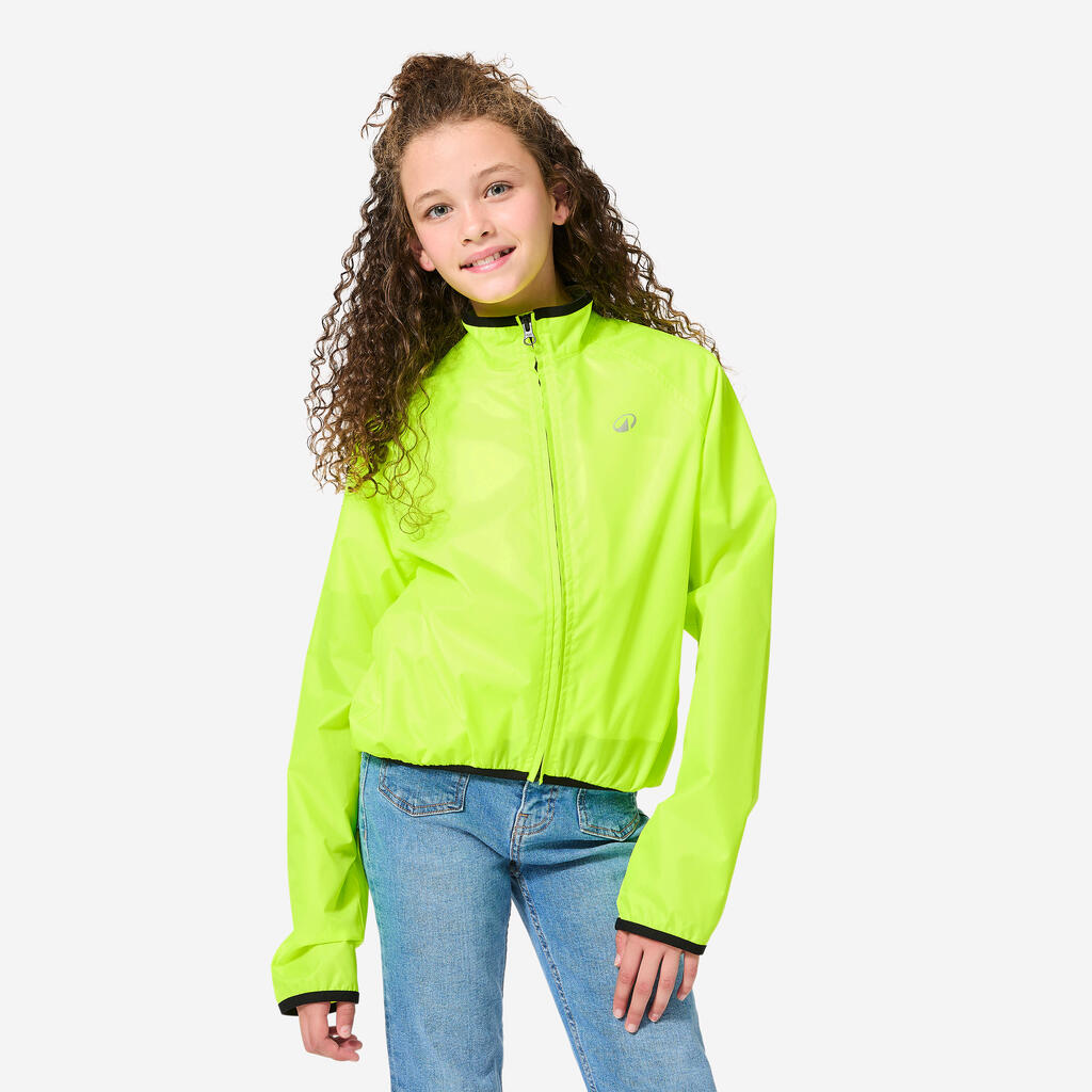 Kids' Cycling Waterproof Jacket 100 PPE