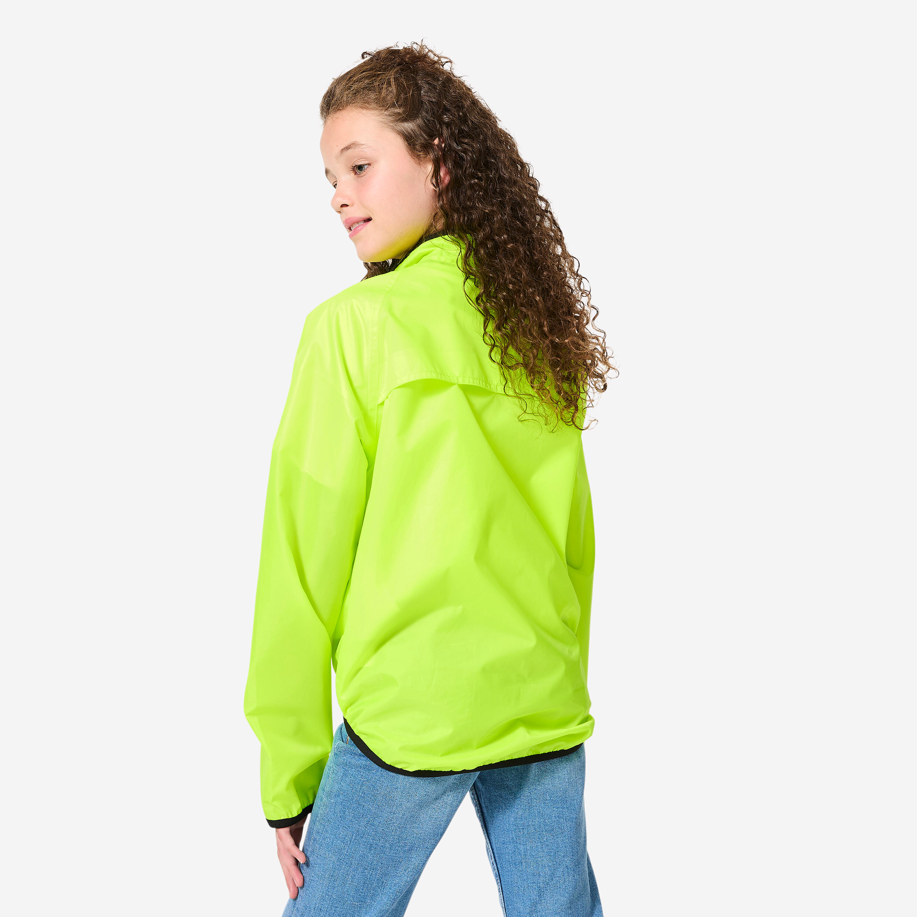Kids' Cycling Waterproof Jacket 100 PPE 2/7