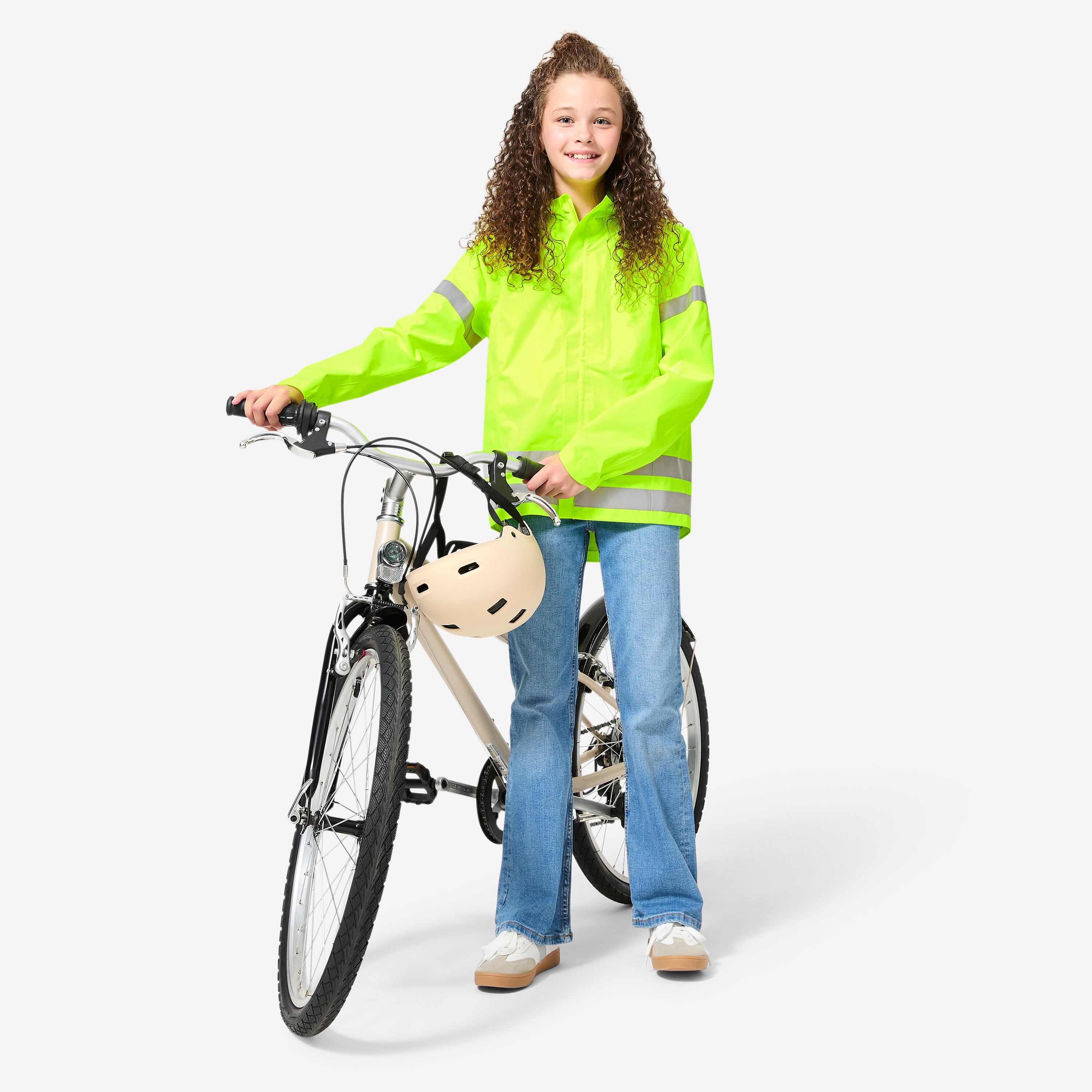 Pedaled Womens Waterproof Cycling Jacket Uk Kids' Hi-Viz