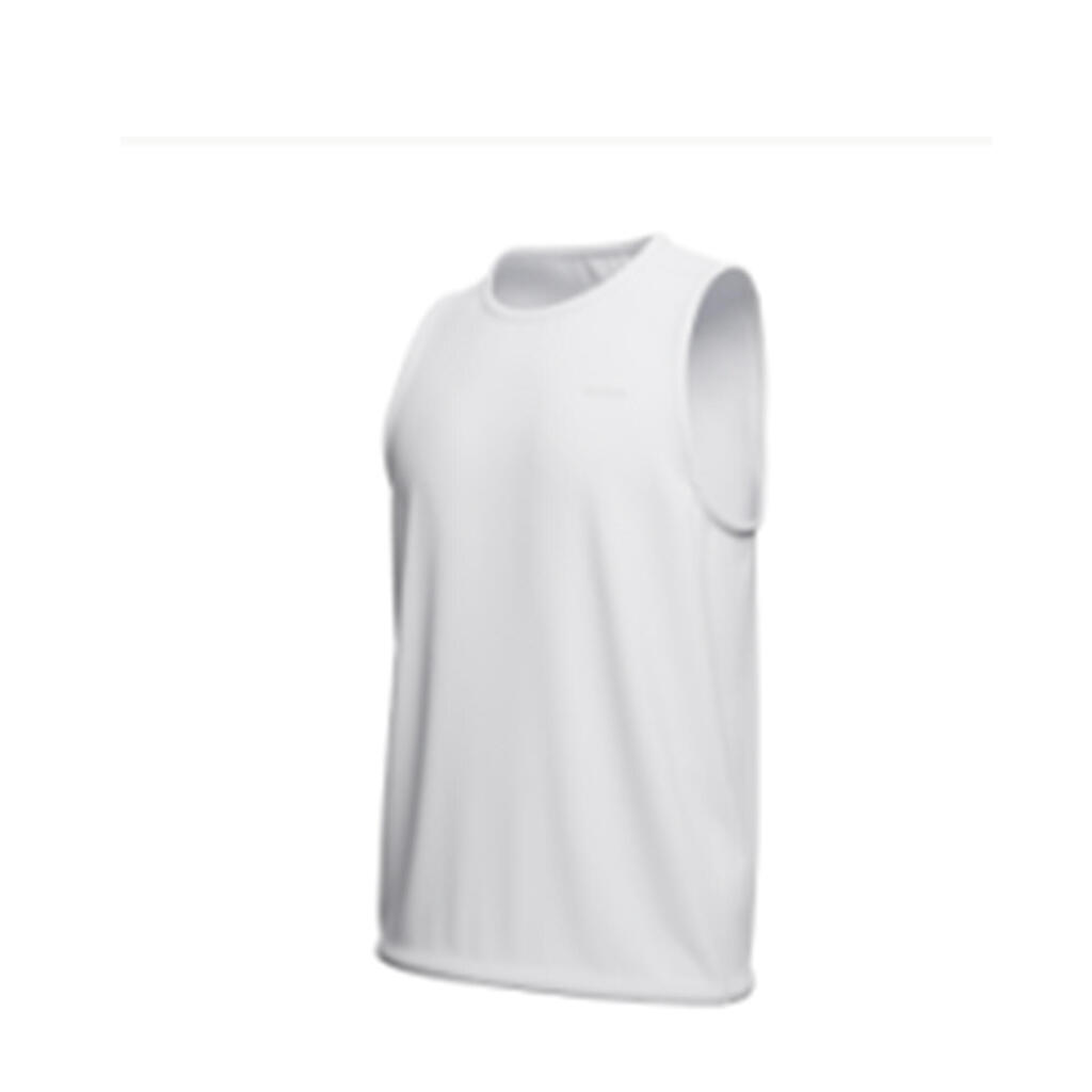 Camiseta esqueleto running Hombre, Kiprun Run 100 blanco