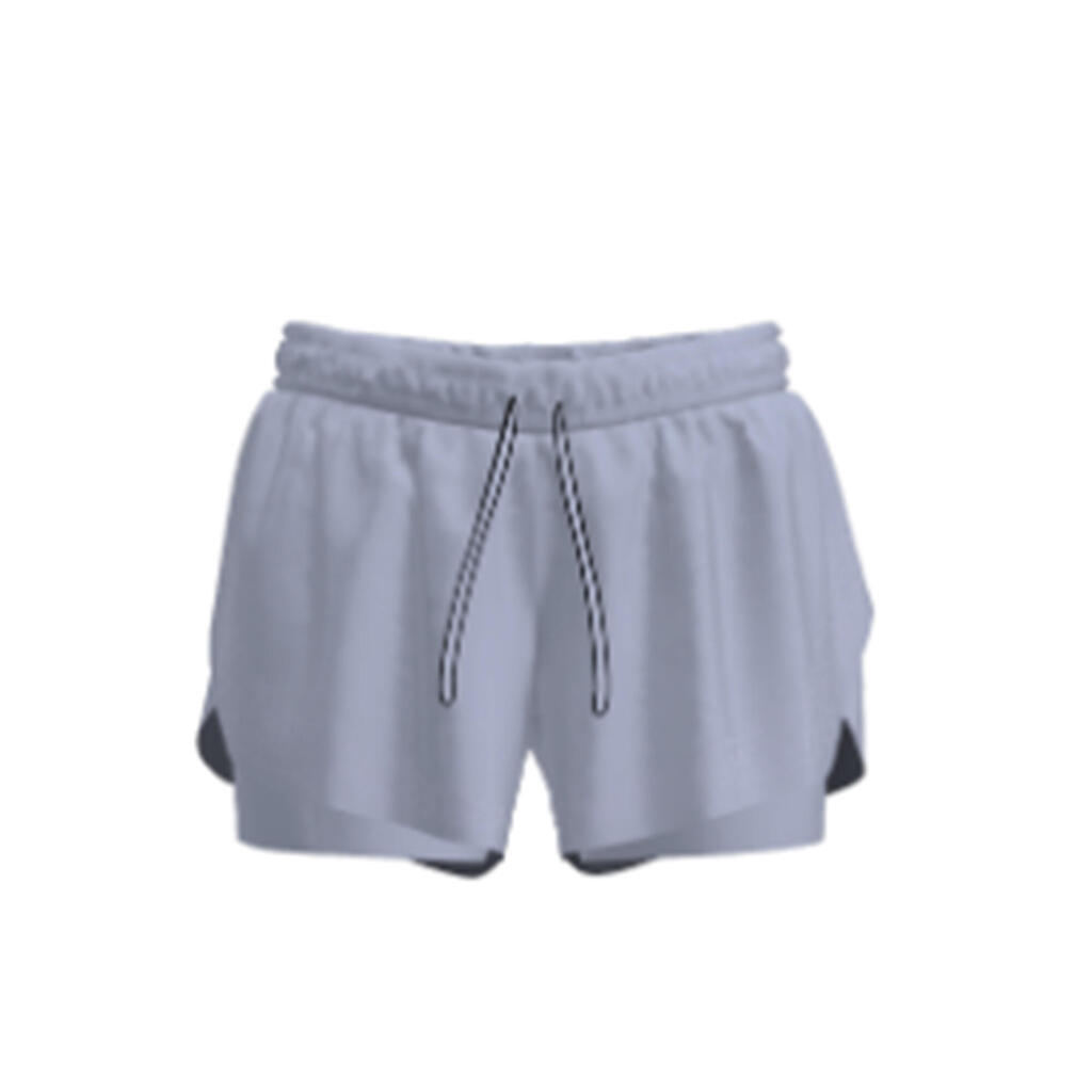 Short cuissard de running respirant Fille - KIPRUN dry+ 900 violet