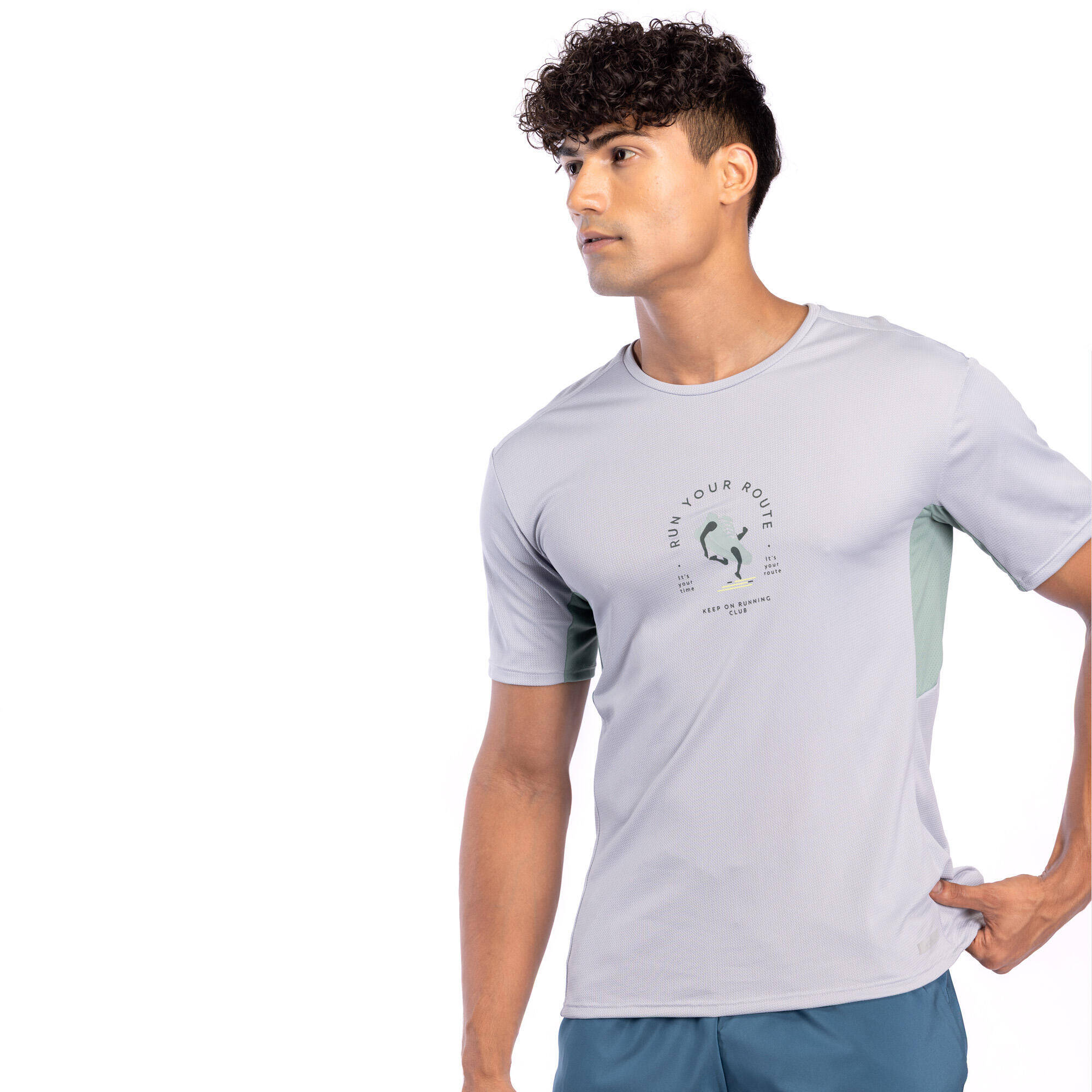 T SHIRT RUN DRY M PRINT -  2