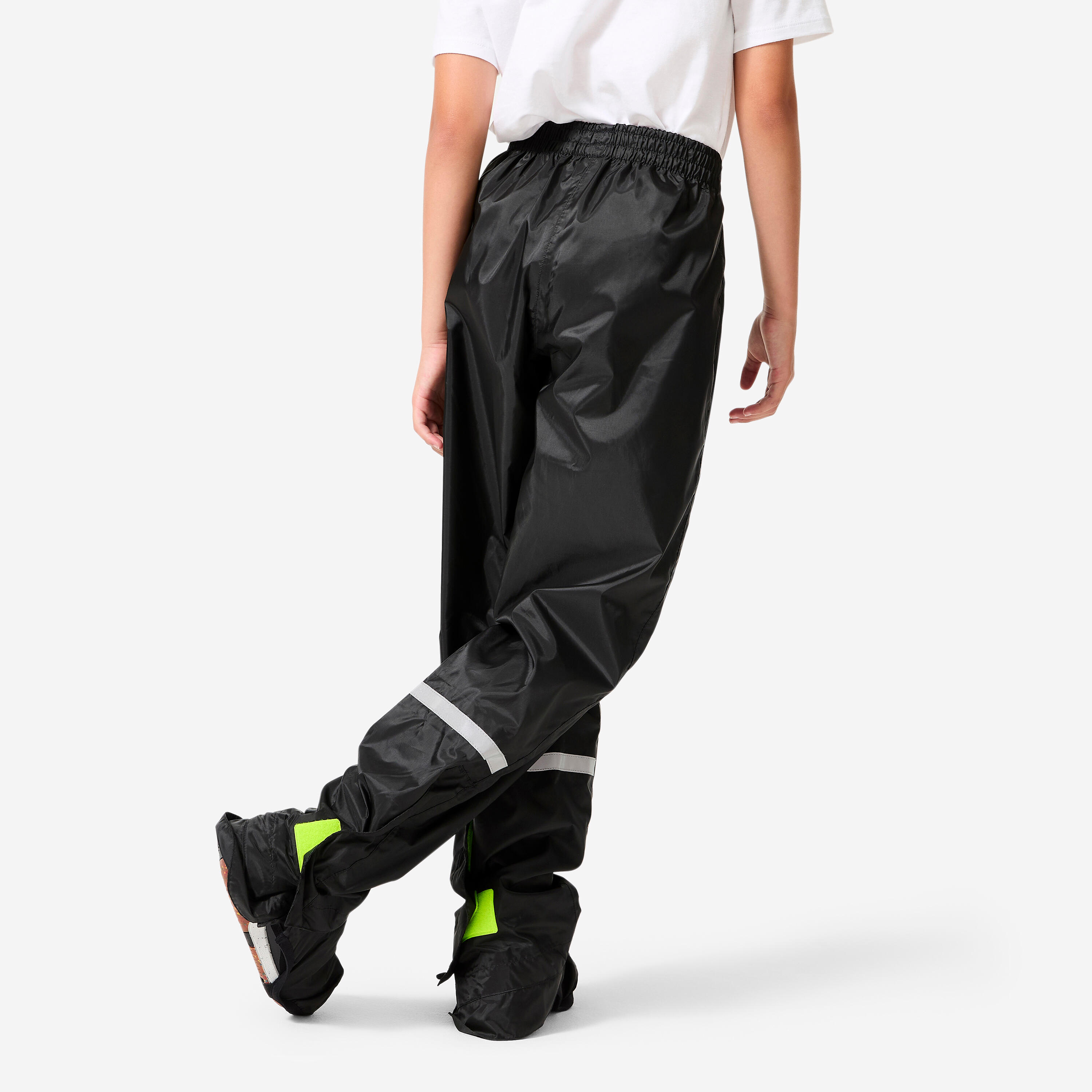 Velo Regenhose 500 Kinder schwarz 2/6