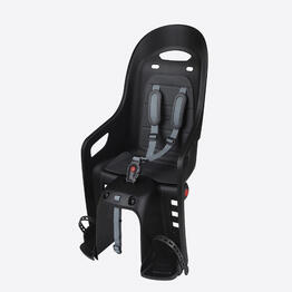 Siege bébé vélo Gruvi fixation porte bagages noir