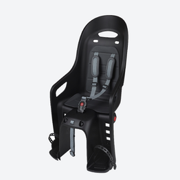 Siege bébé vélo Gruvi fixation porte bagages noir