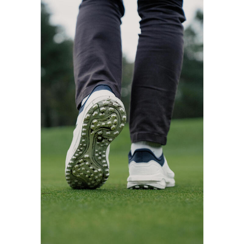 Încălțăminte impermeabilă golf MW500 Alb și Bleumarin