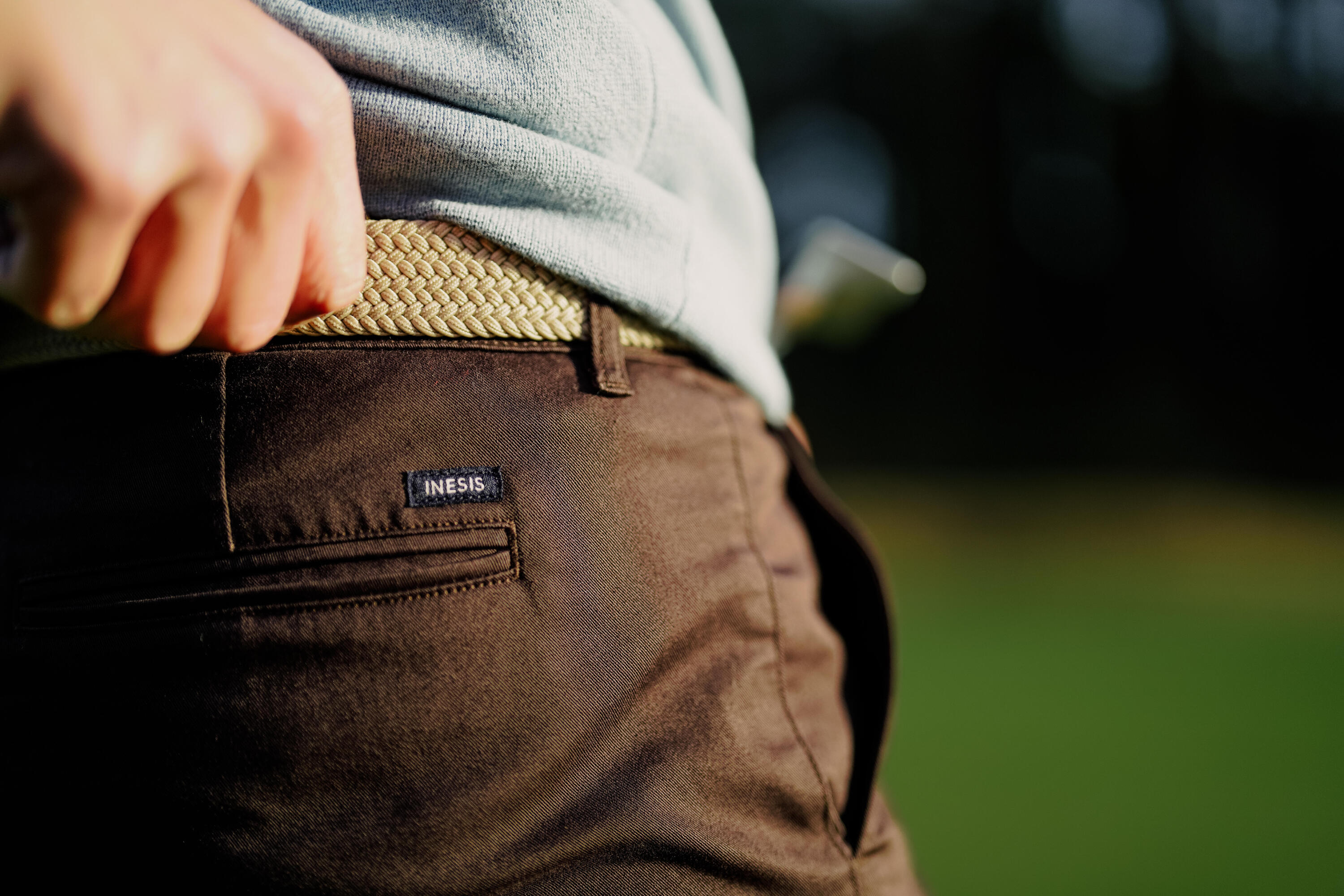Pantaloni golf uomo MW 500 marroni 9/9