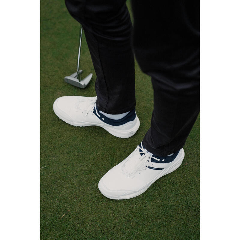 Golf Ayakkabısı - Su Geçirmez - Beyaz/Lacivert - MW500