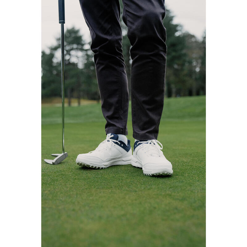 Încălțăminte impermeabilă golf MW500 Alb și Bleumarin