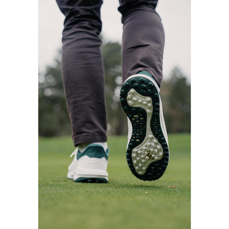 Încălțăminte impermeabilă golf MW500 Alb-Verde