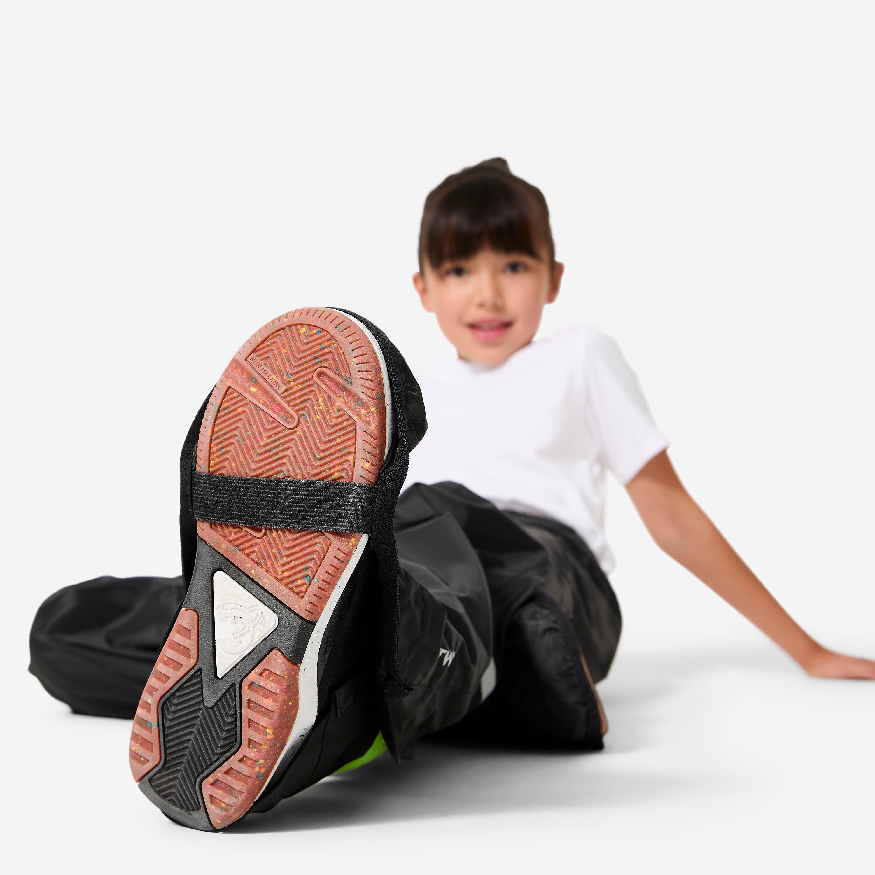 Velo Regenhose 500 Kinder schwarz 6/6