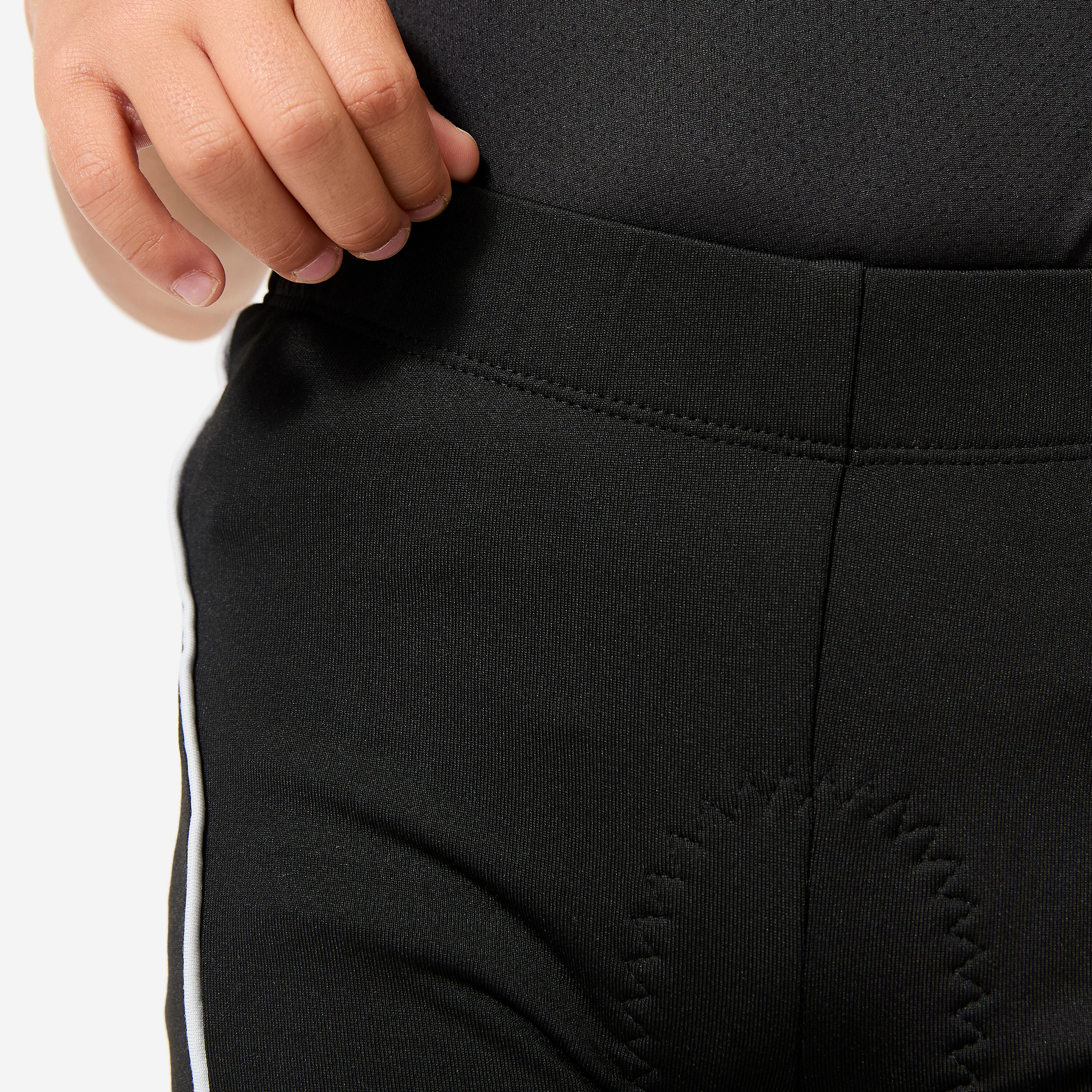 Kids' Bike Tights 100 Age 8-14 - Black 4/5