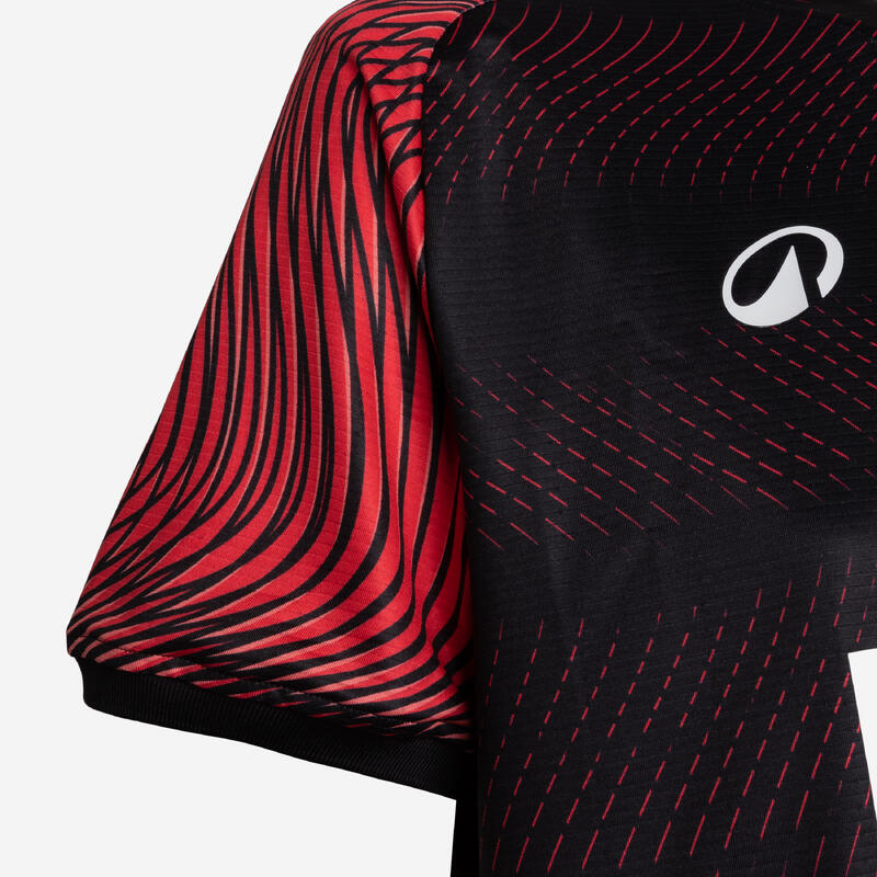 Tricou Oficial AS Nancy Lorraine deplasare 25/26 Negru-Roșu