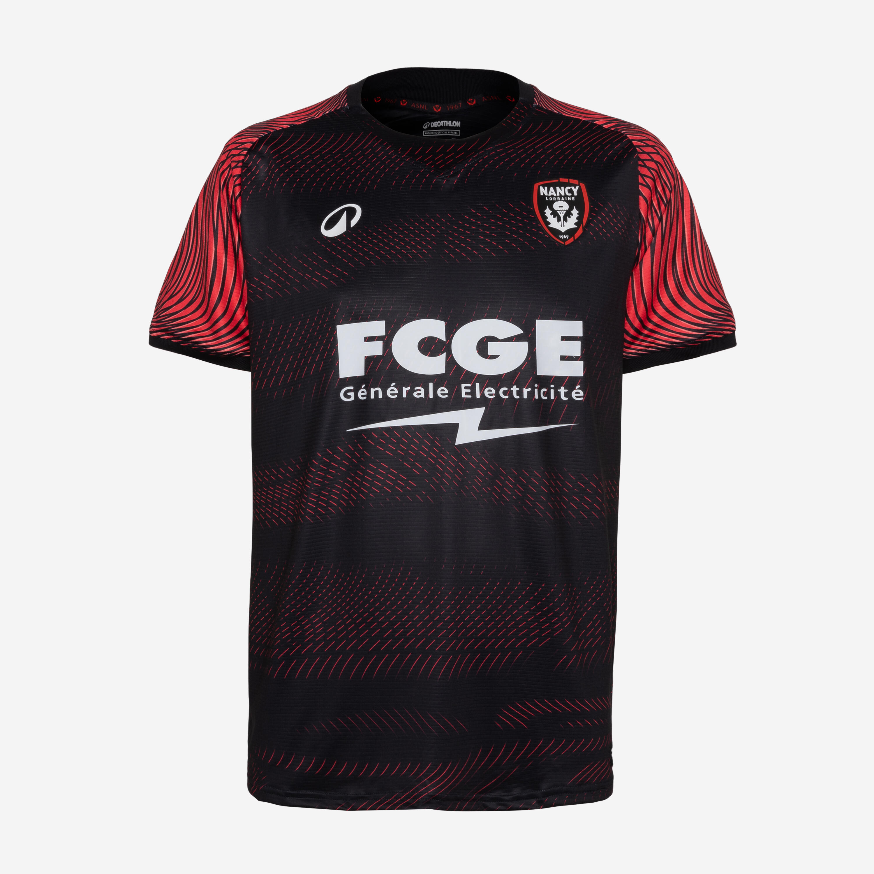 KIPSTA Hosťovský dres AS Nancy Lorraine 25/26 čierno-červený S