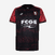 MAILLOT AS NANCY LORRAINE NOIR ET ROUGE EXTÉRIEUR SAISON 25/26
