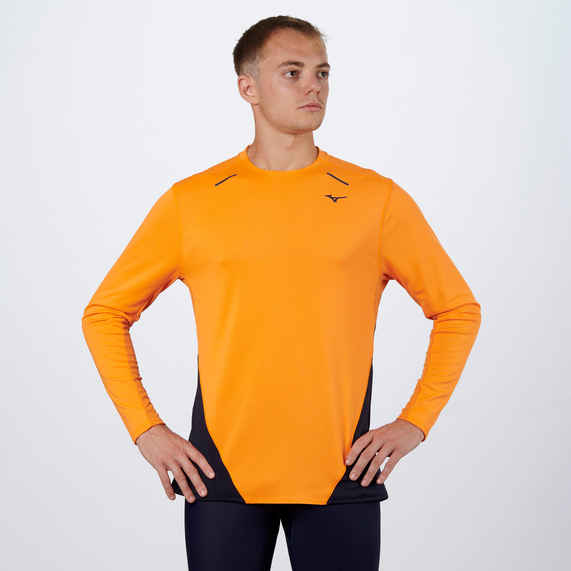 Maglia manica lunga running uomo TECH THERMAL CHARGE MIZUNO