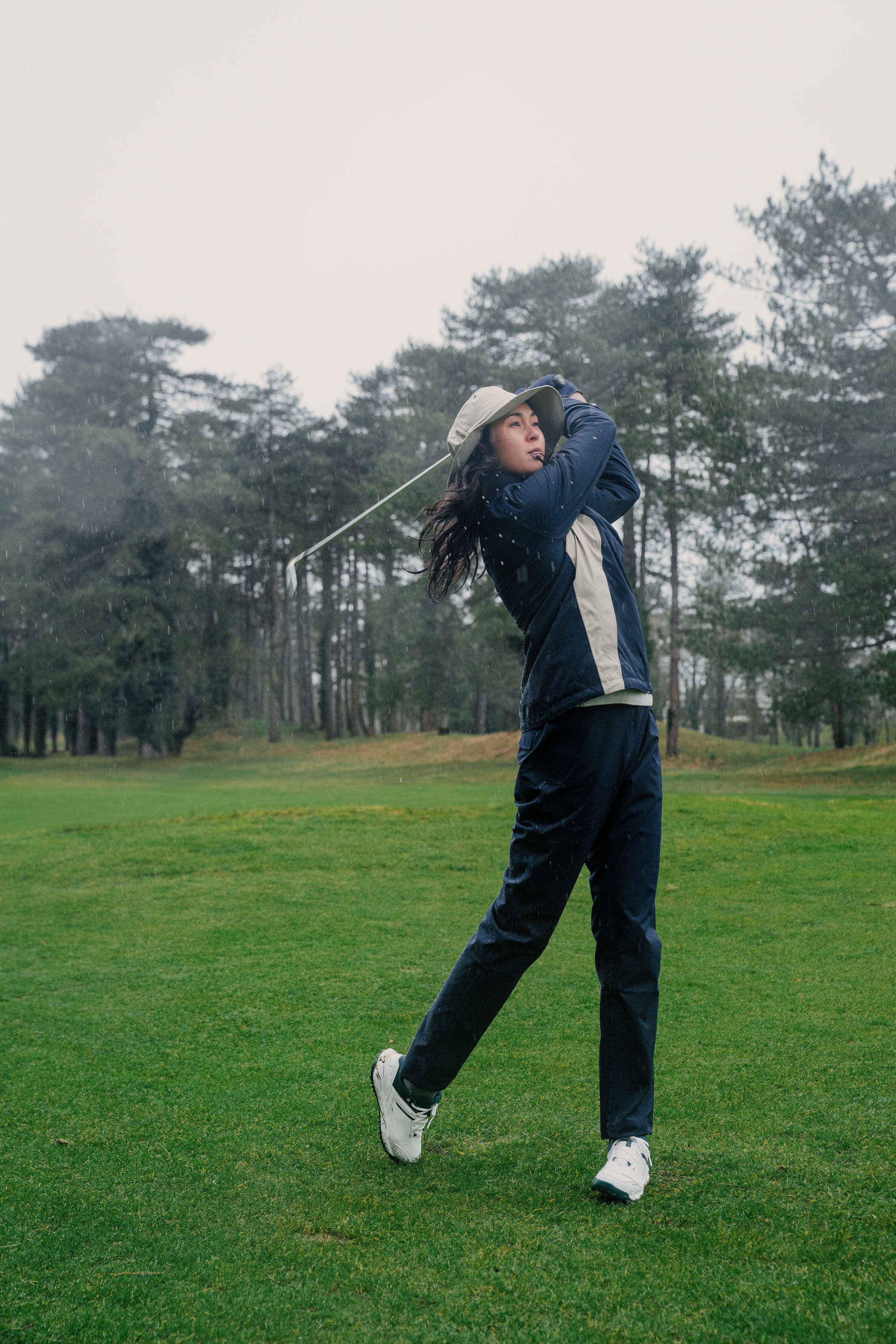 Veste Imperméable Femme Pringle Golf Taille S (38) Rose, Coupe-vent Avec Côtés Ajustables