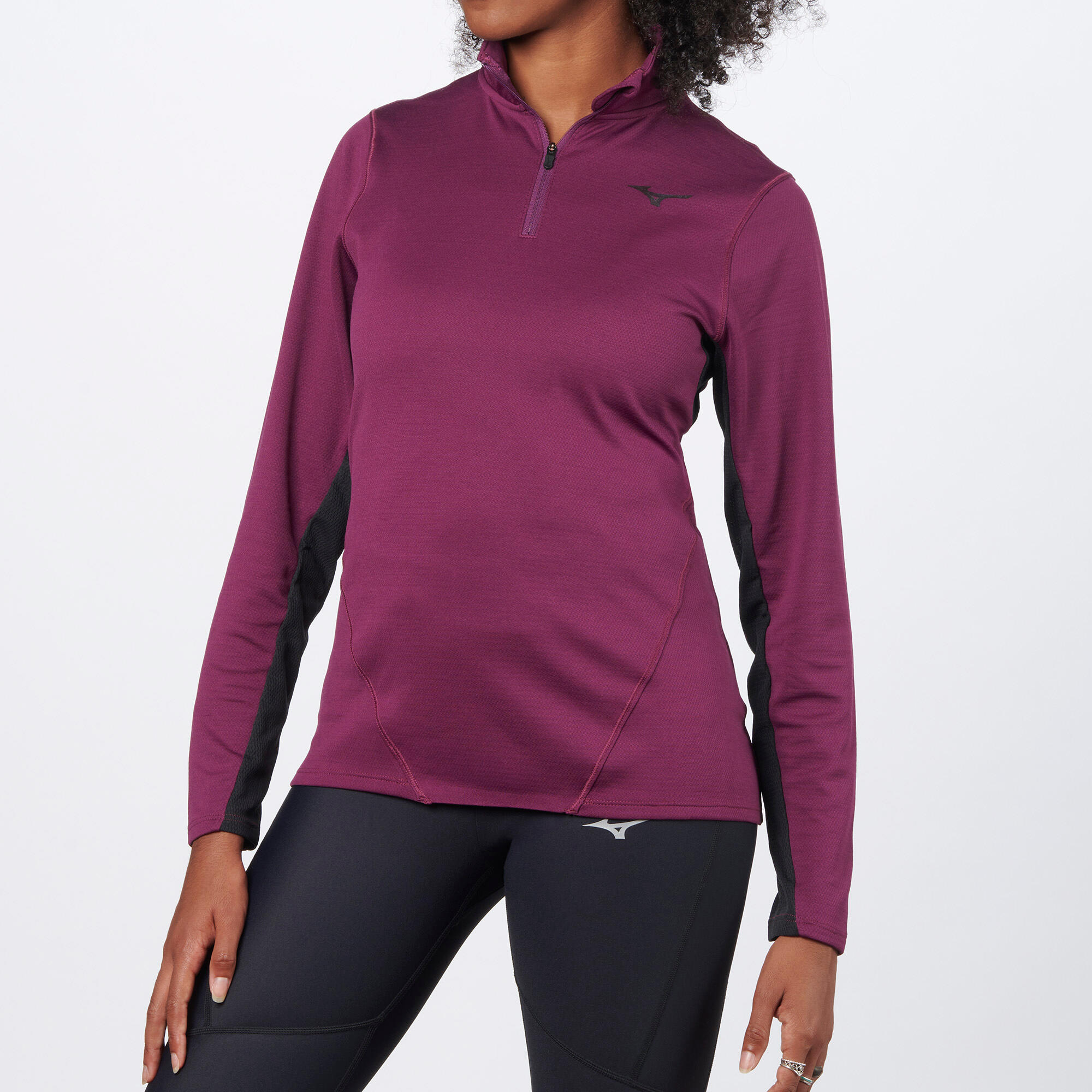 Maglia manica lunga running donna TECH THERMAL CHARGE HALFZIP 3/6
