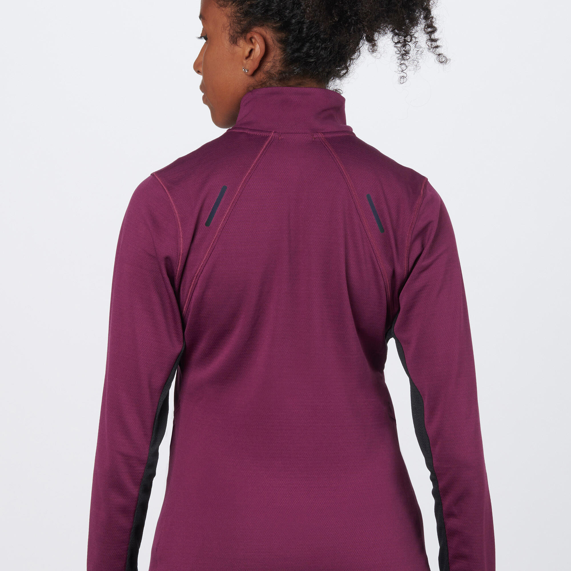 Maglia manica lunga running donna TECH THERMAL CHARGE HALFZIP 6/6