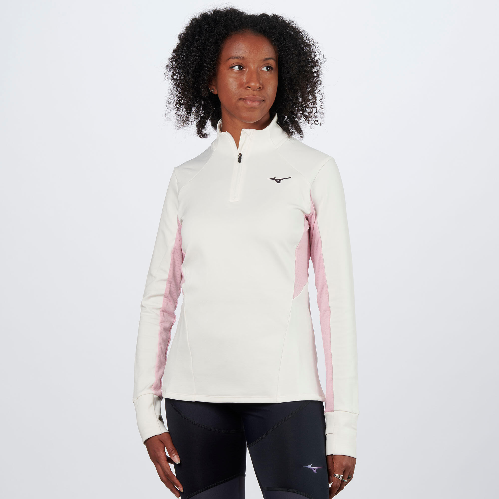 Maglia manica lunga running donna ACTIVE WARMALITE HALFZIP 2/6