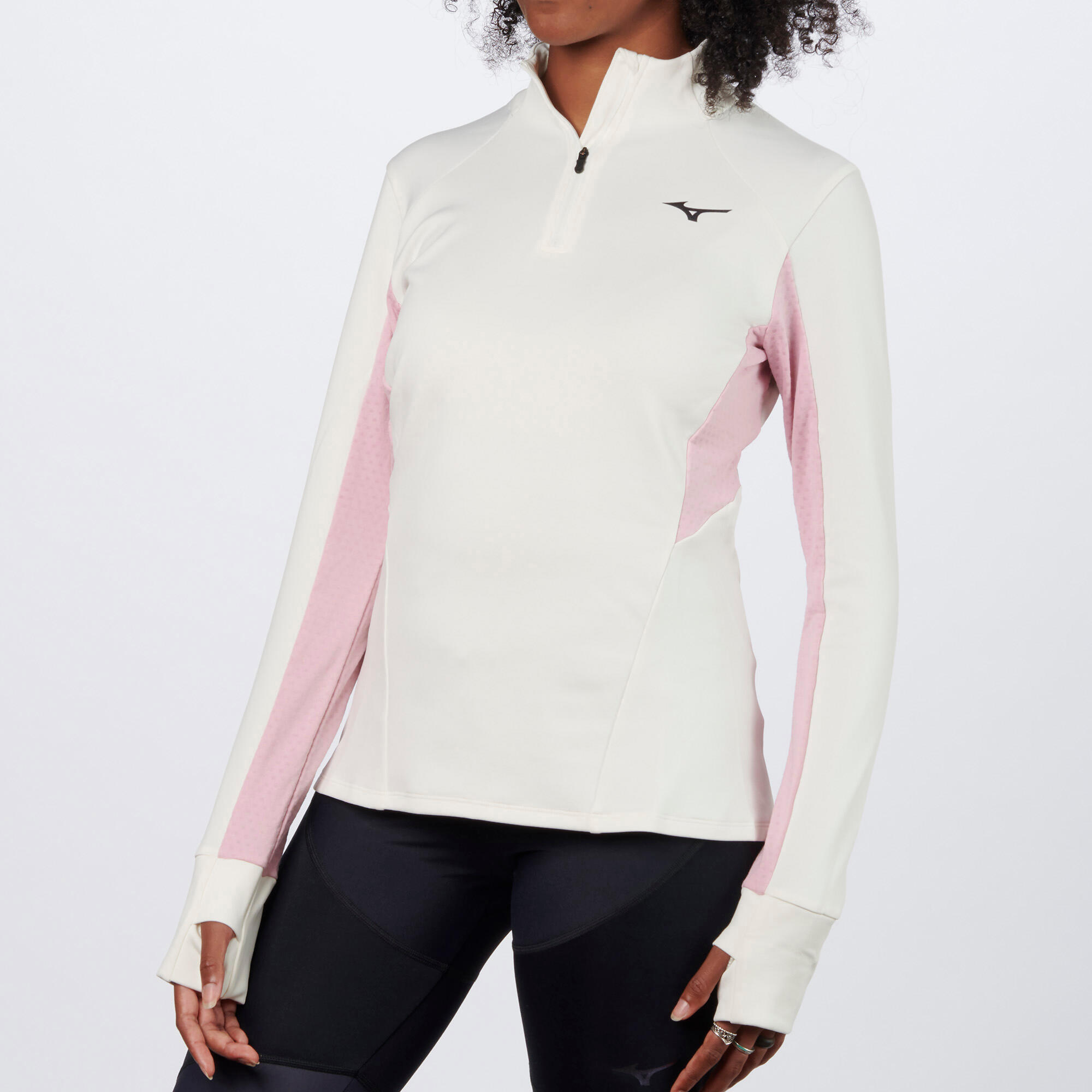 Maglia manica lunga running donna ACTIVE WARMALITE HALFZIP 3/6