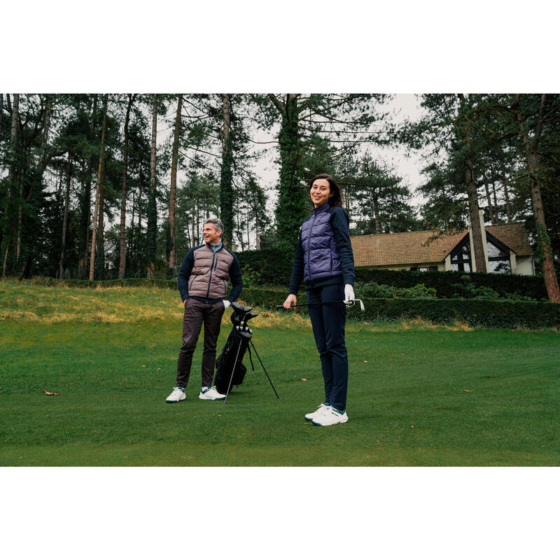Geacă groasă Hybride golf CW900 Mov și albastru Damă