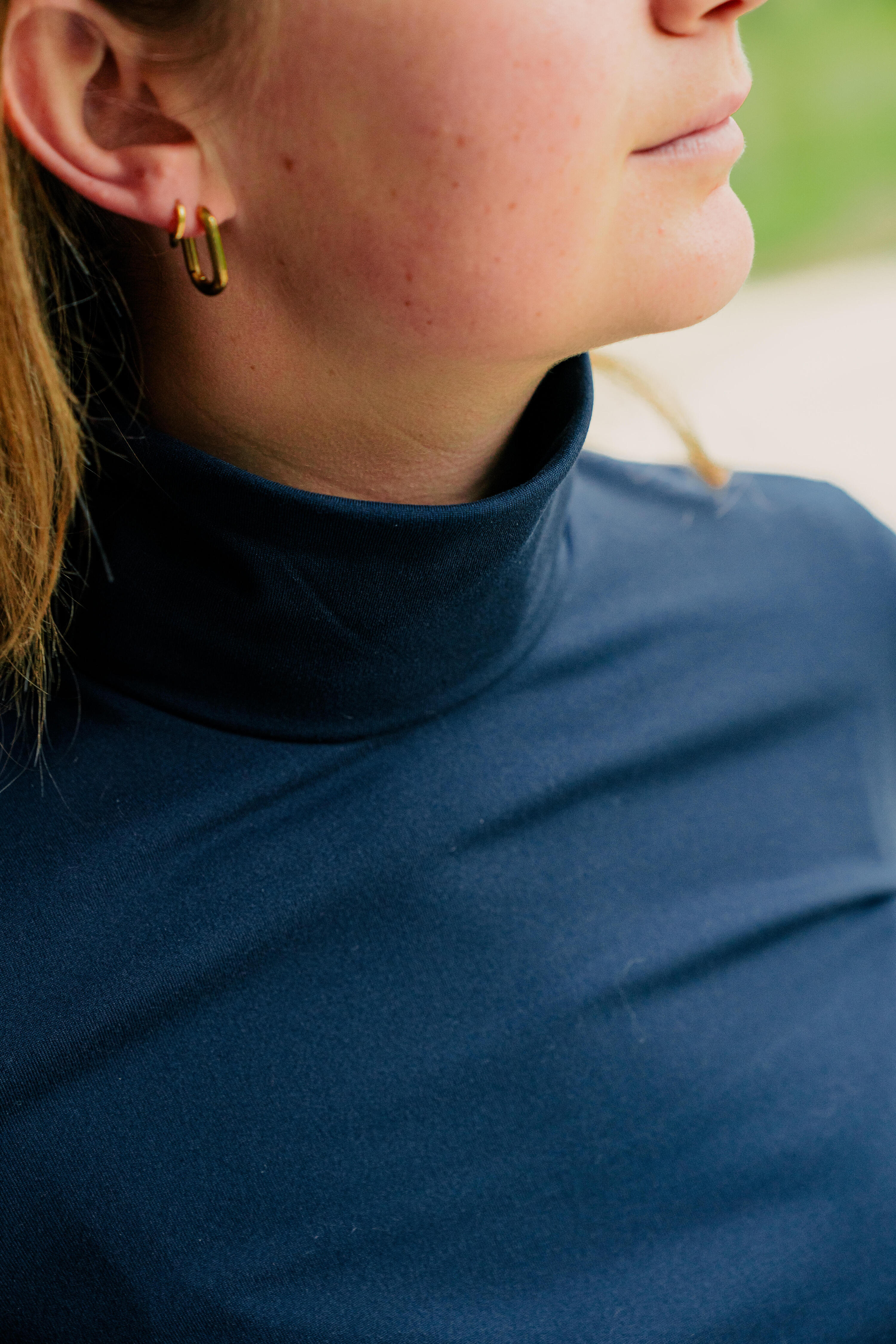 Sous-pull de golf thermique col roulé femme, CW500 bleu marine 11/11