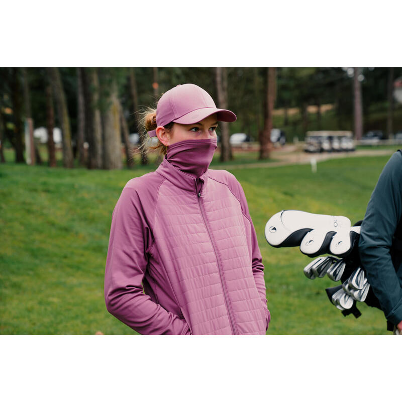 Veste hiver golf Femme, CW500 rose foncé