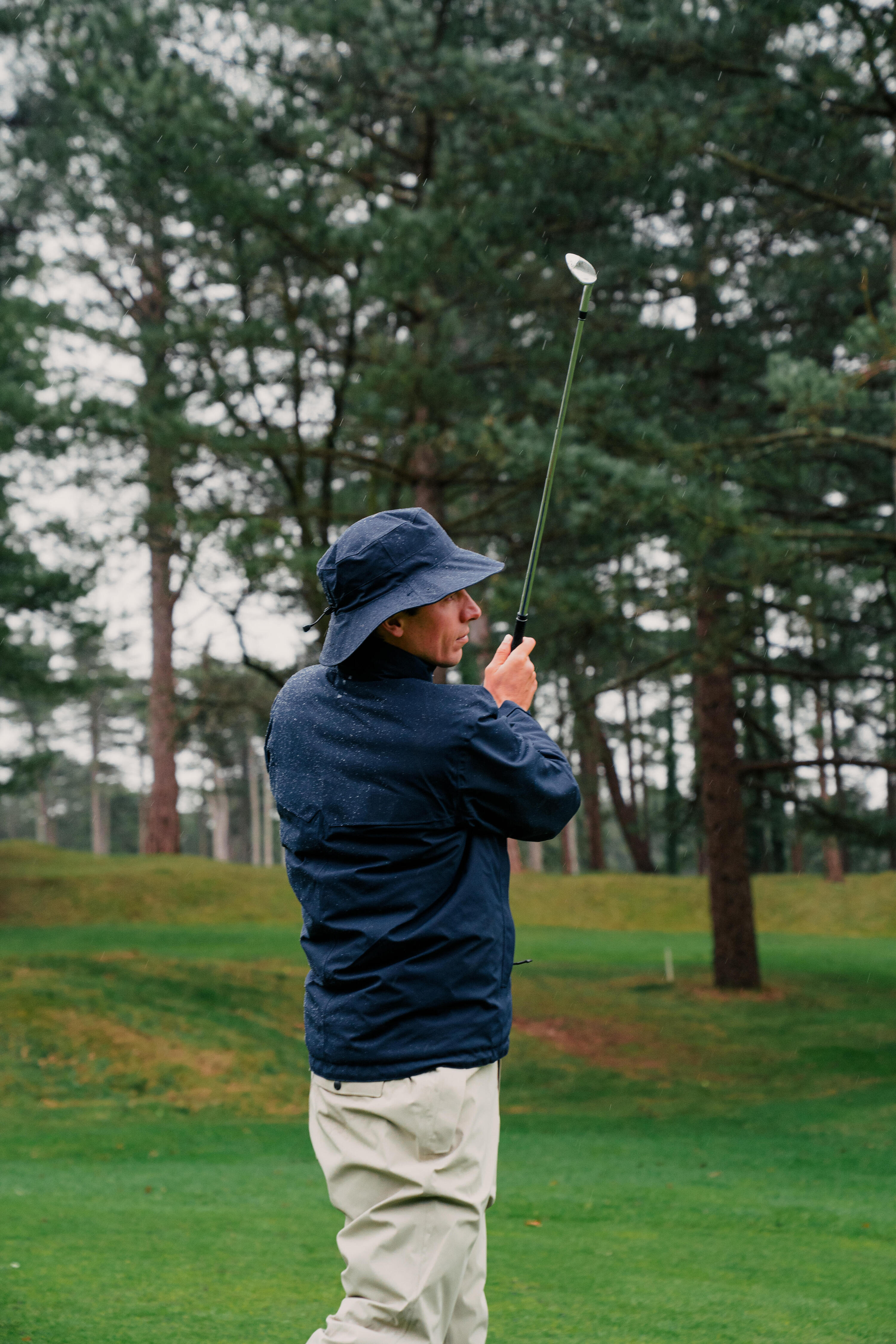 Gorro bob de golf impermeable unisex, RW500 azul marino 13/13