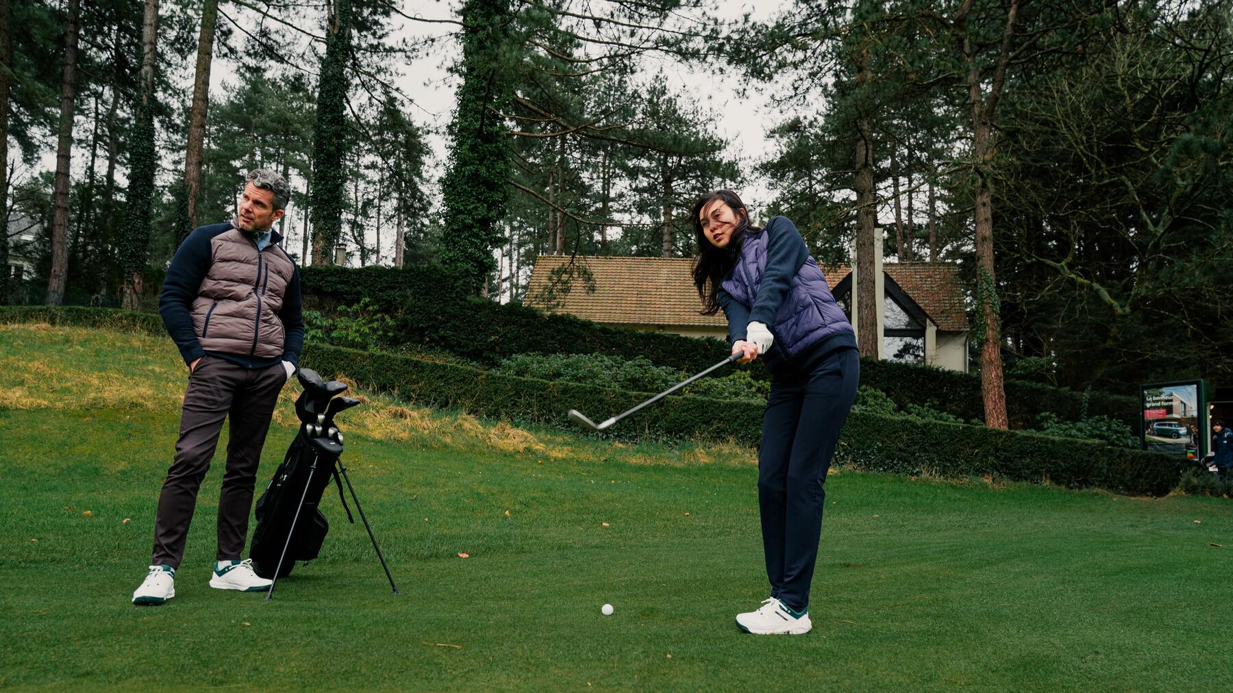 Farbige Winter-Golfbälle für bessere Sichtbarkeit bei Schnee und diffusem Licht auf dem Fairway!