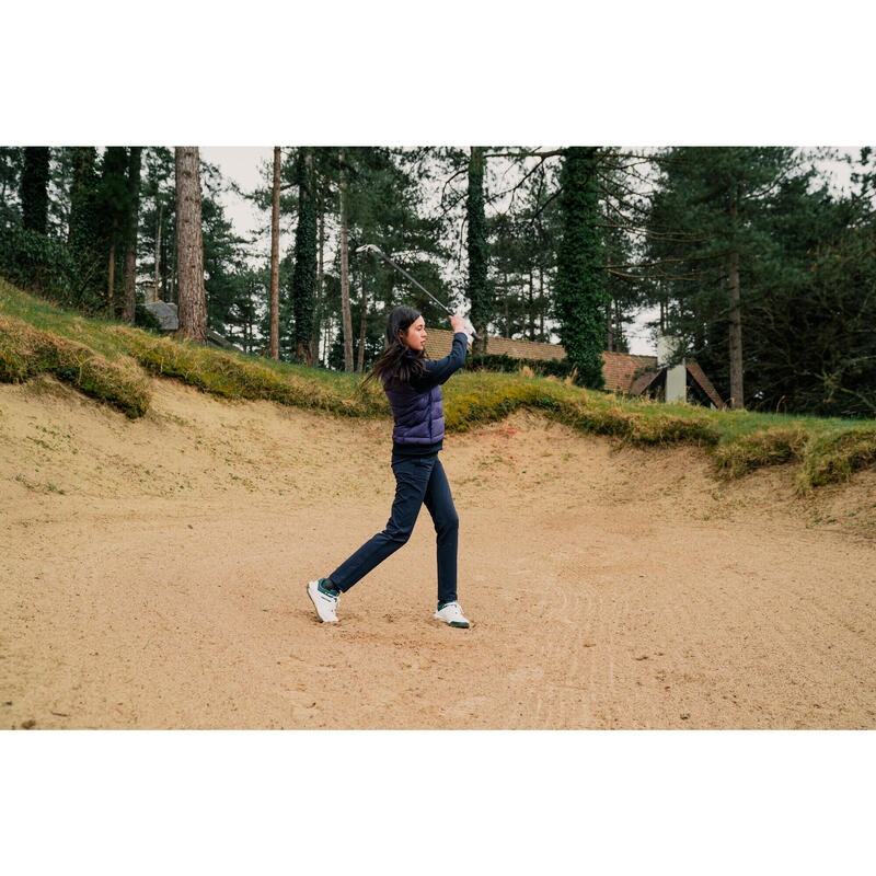 Geacă groasă Hybride golf CW900 Mov și albastru Damă