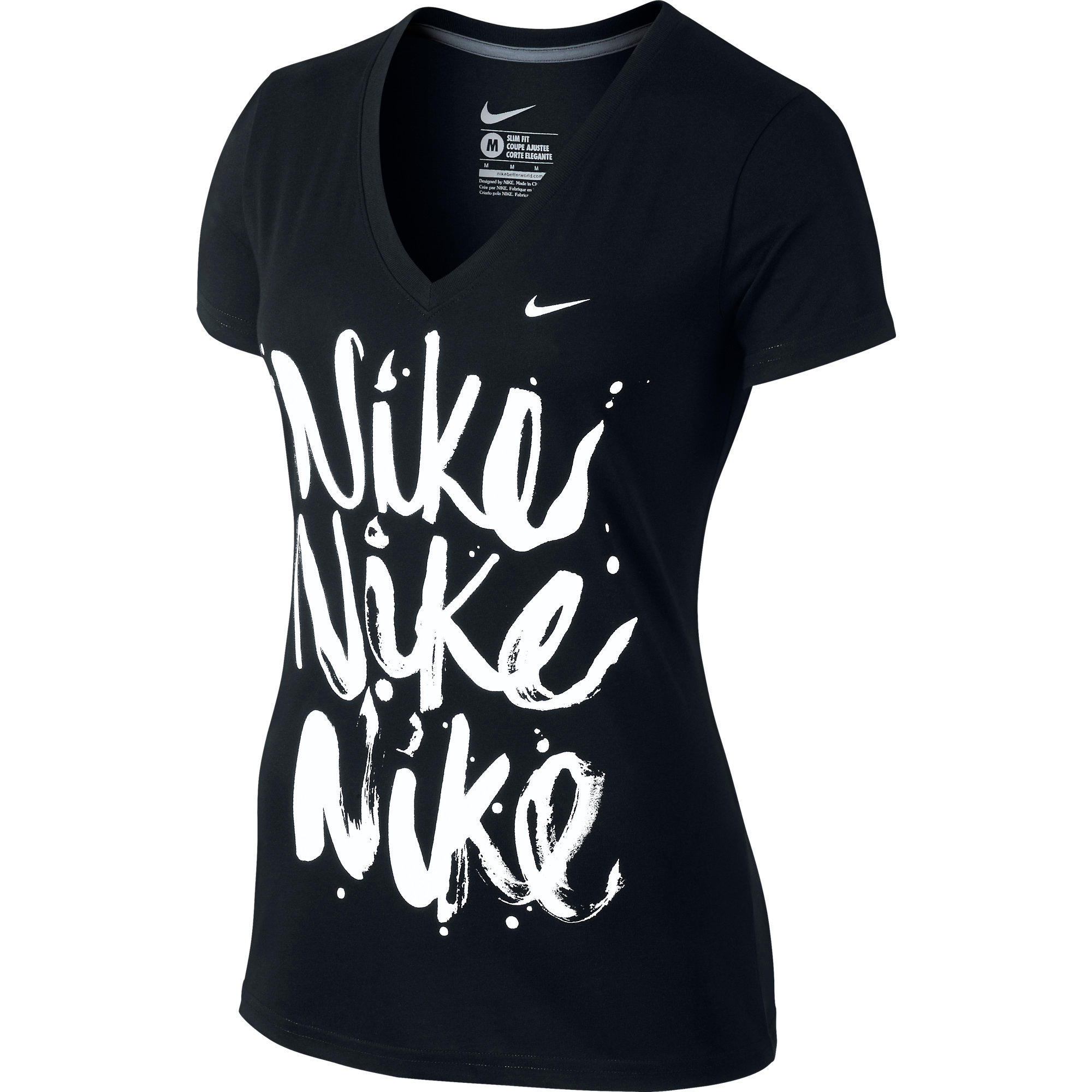 tee shirt noir nike femme