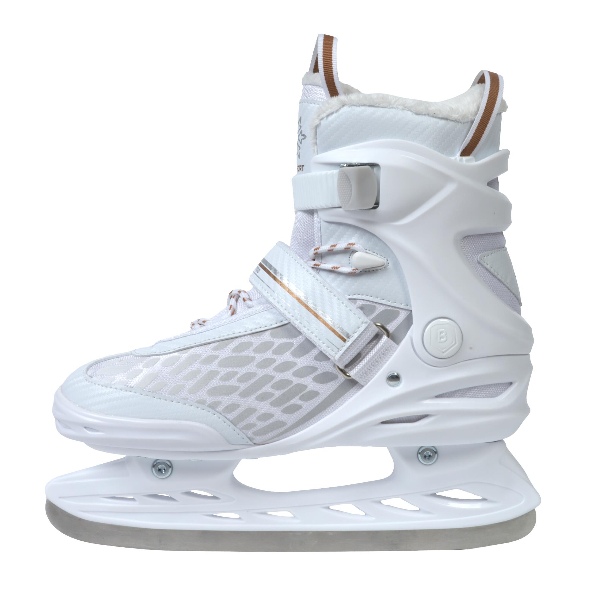 Łyżwy rekreacyjne BROYX COMFORT 700 WHITE 3/8