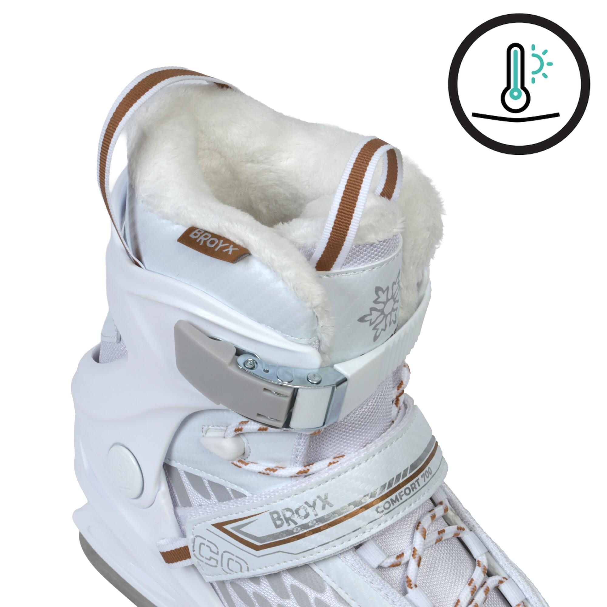 Łyżwy rekreacyjne BROYX COMFORT 700 WHITE 7/8