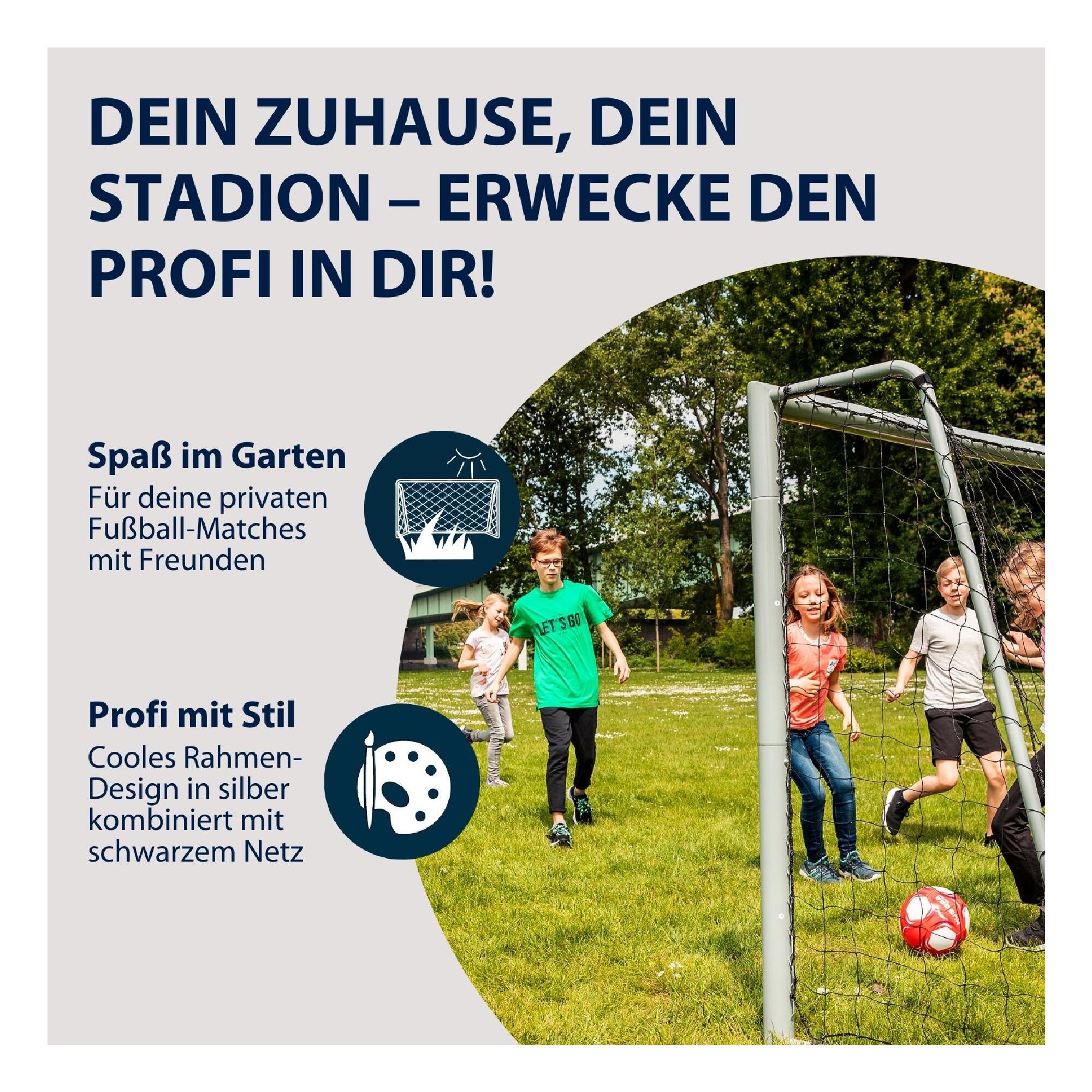 Gebraucht - Fußball Tor Größe M - HUDORA Expert 180 6/9