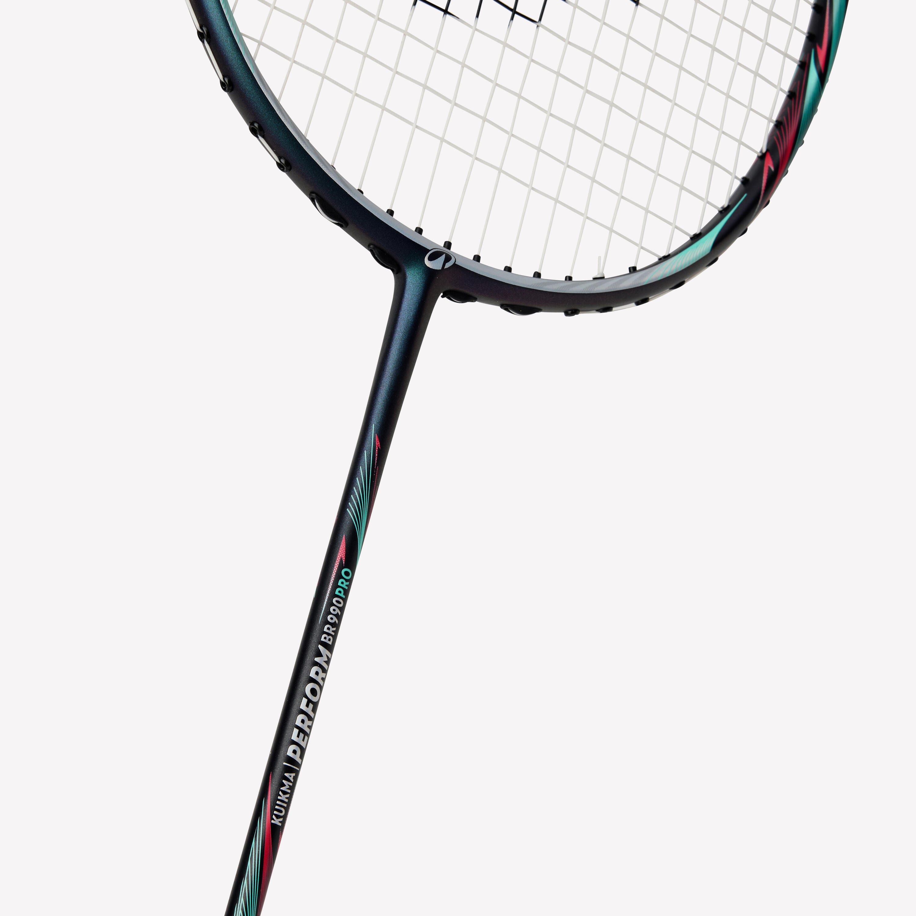 Racchetta badminton adulto BR PERFORM 990 PRO pre-incordata lilla 3/13