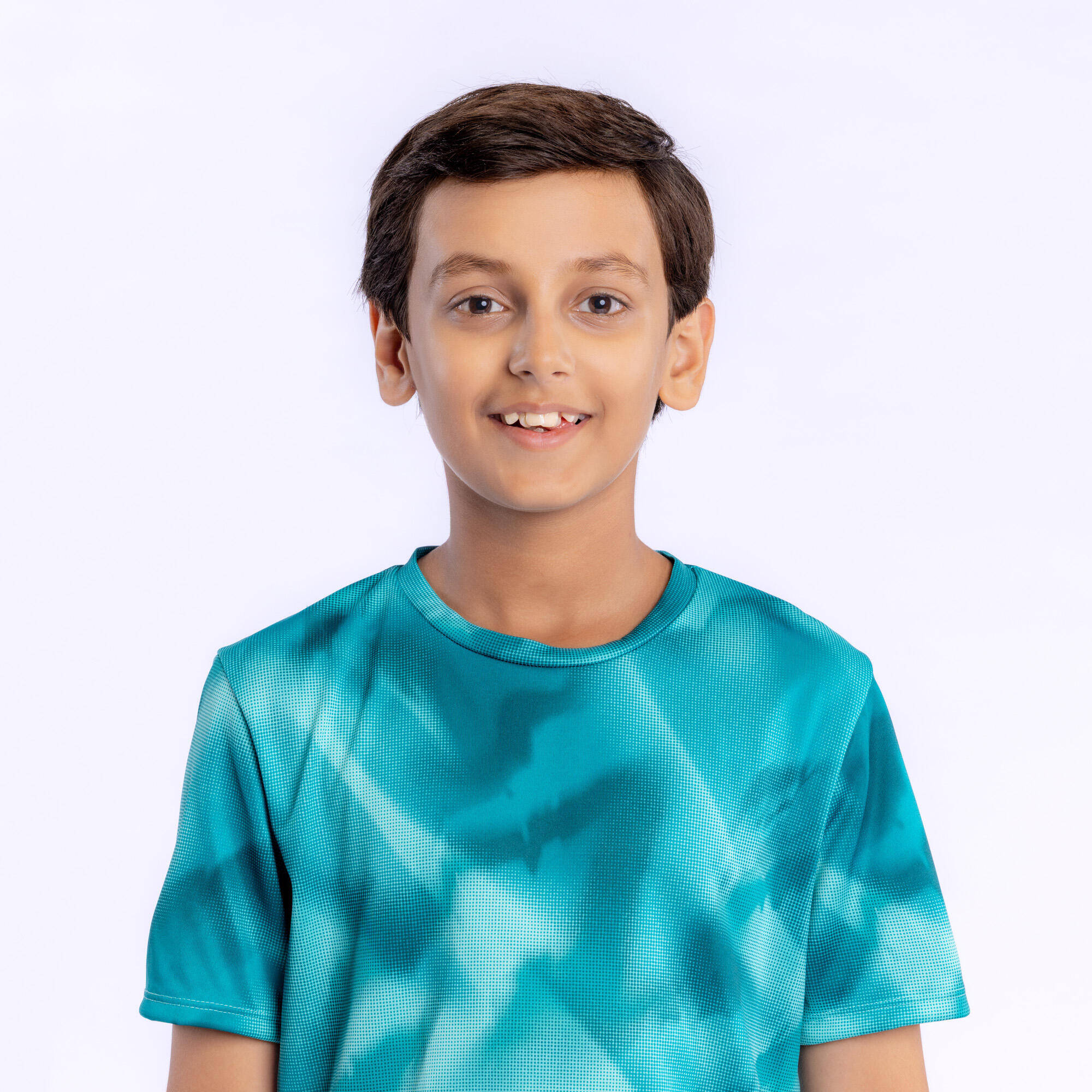 Kids' Breathable Multisports T-Shirt - Turquoise -  2