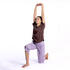Women's Short-Sleeved Yoga T-Shirt - Wengé Brown