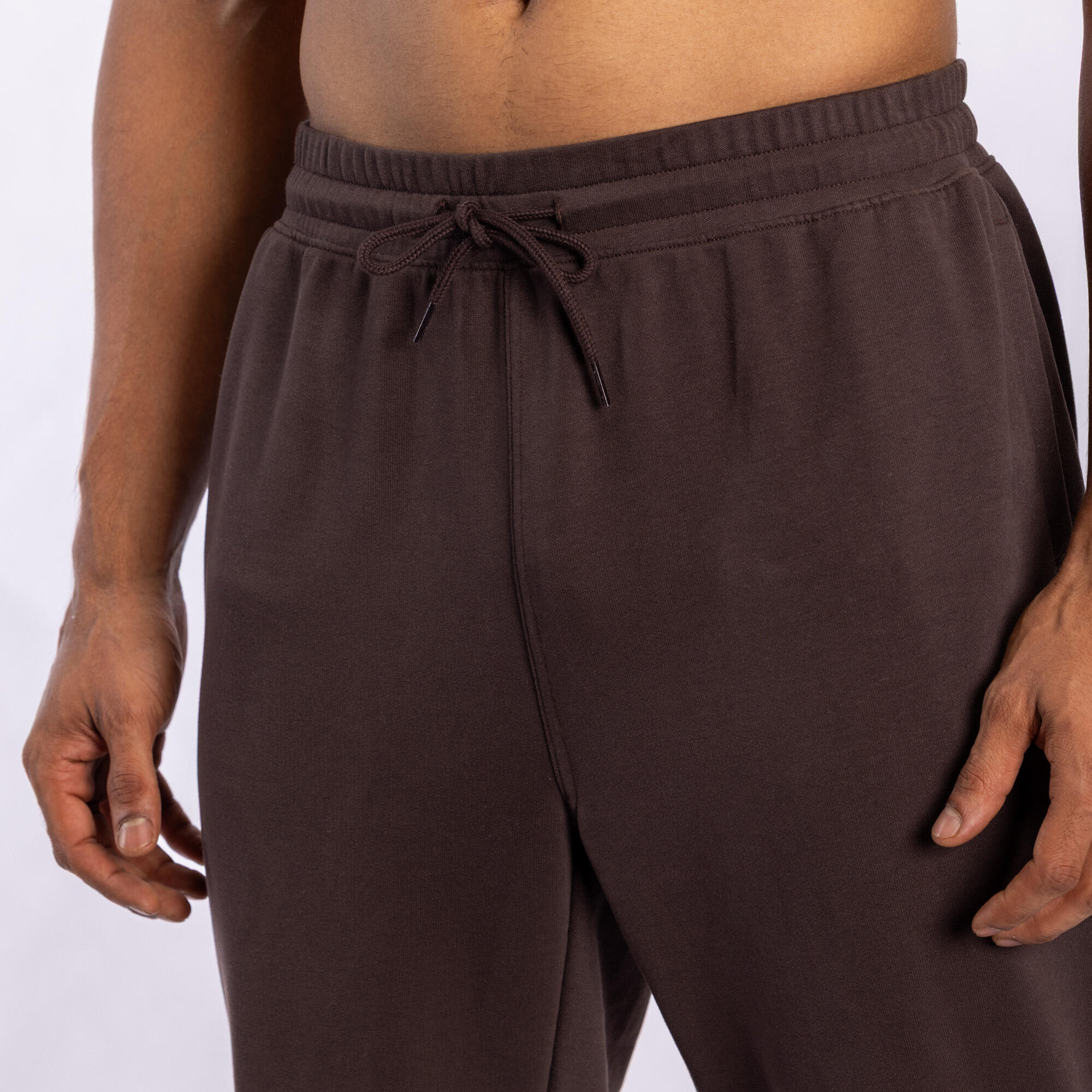 Men's Regular Fitness Jogging Bottoms - Khaki Green