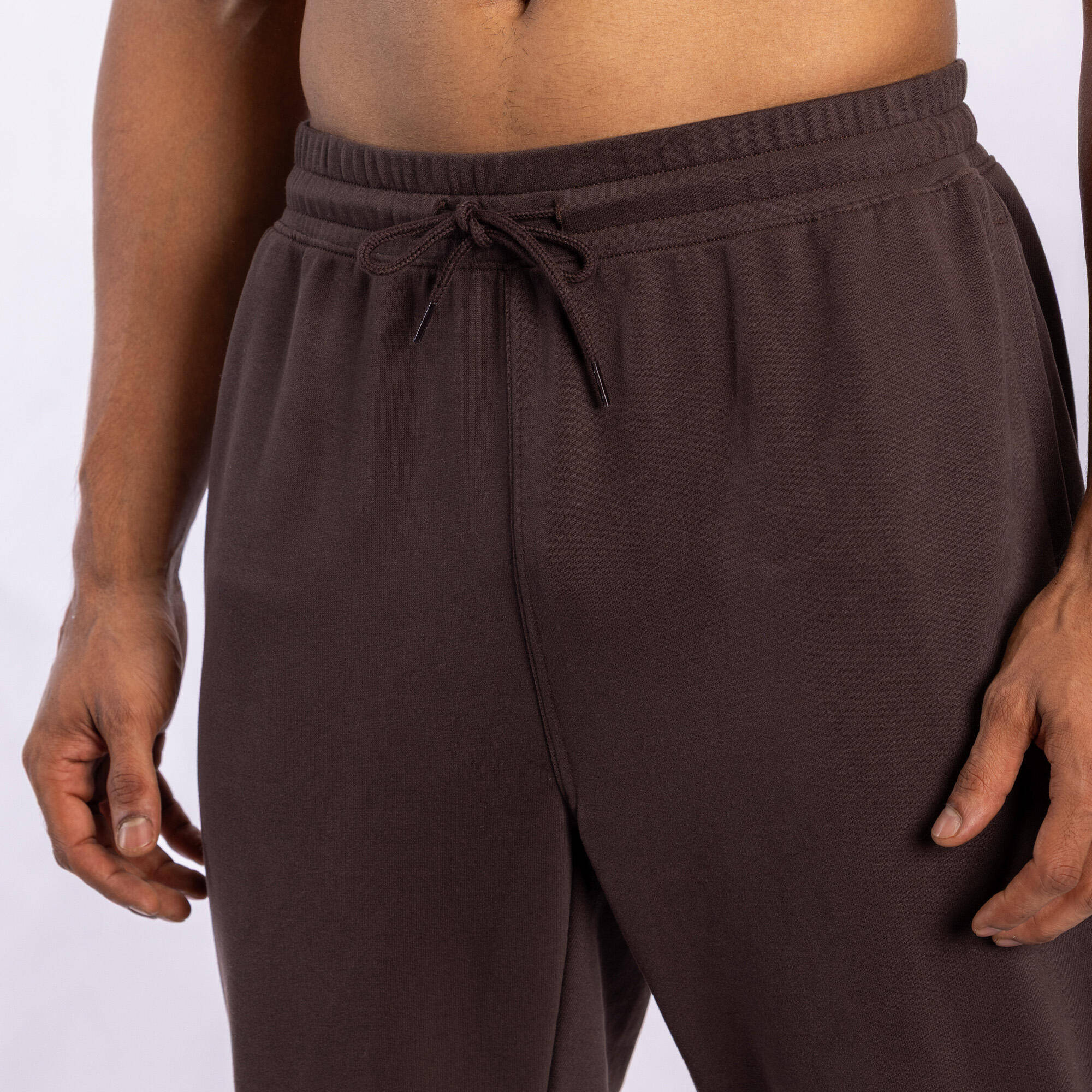 Men's Regular Fitness Jogging Bottoms - Khaki Green -  2