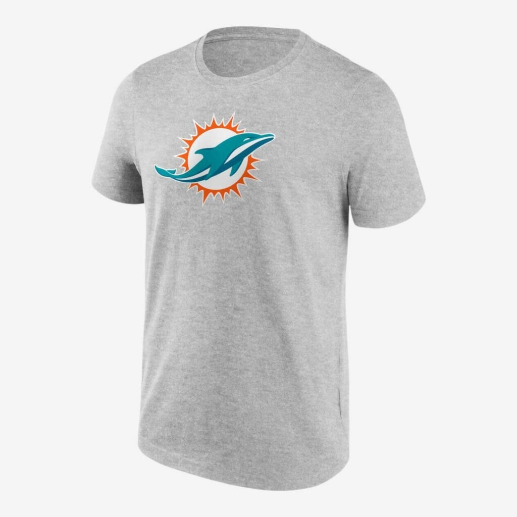 Majica za ameriški nogomet za odrasle z logotipom Fanatics/NFL/Miami Dolphins