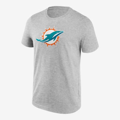 T-shirt american football nfl miami dolphins grijs