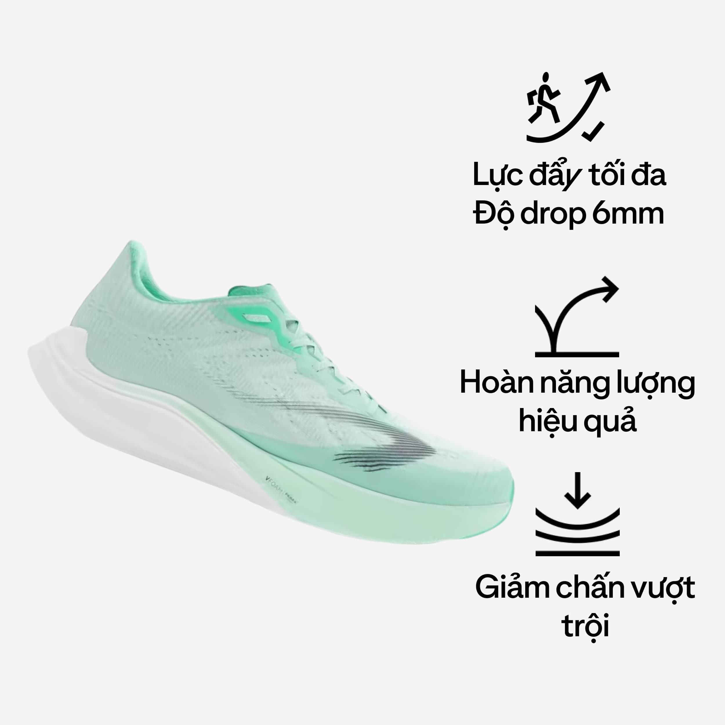 Scarpe running uomo KD 900 LIGHT verde-lilla 13/22