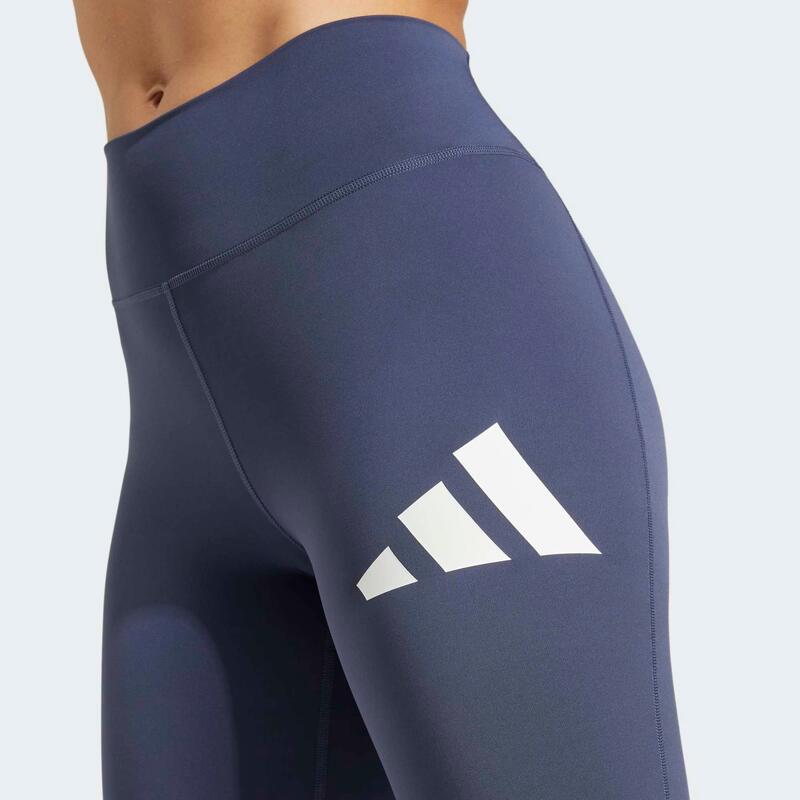Colanți ADIDAS Imprimeu logo Albastru Damă
