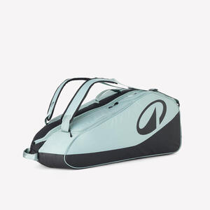 Raquetero de tenis 9R térmico, Kuikma L Pro verde negro